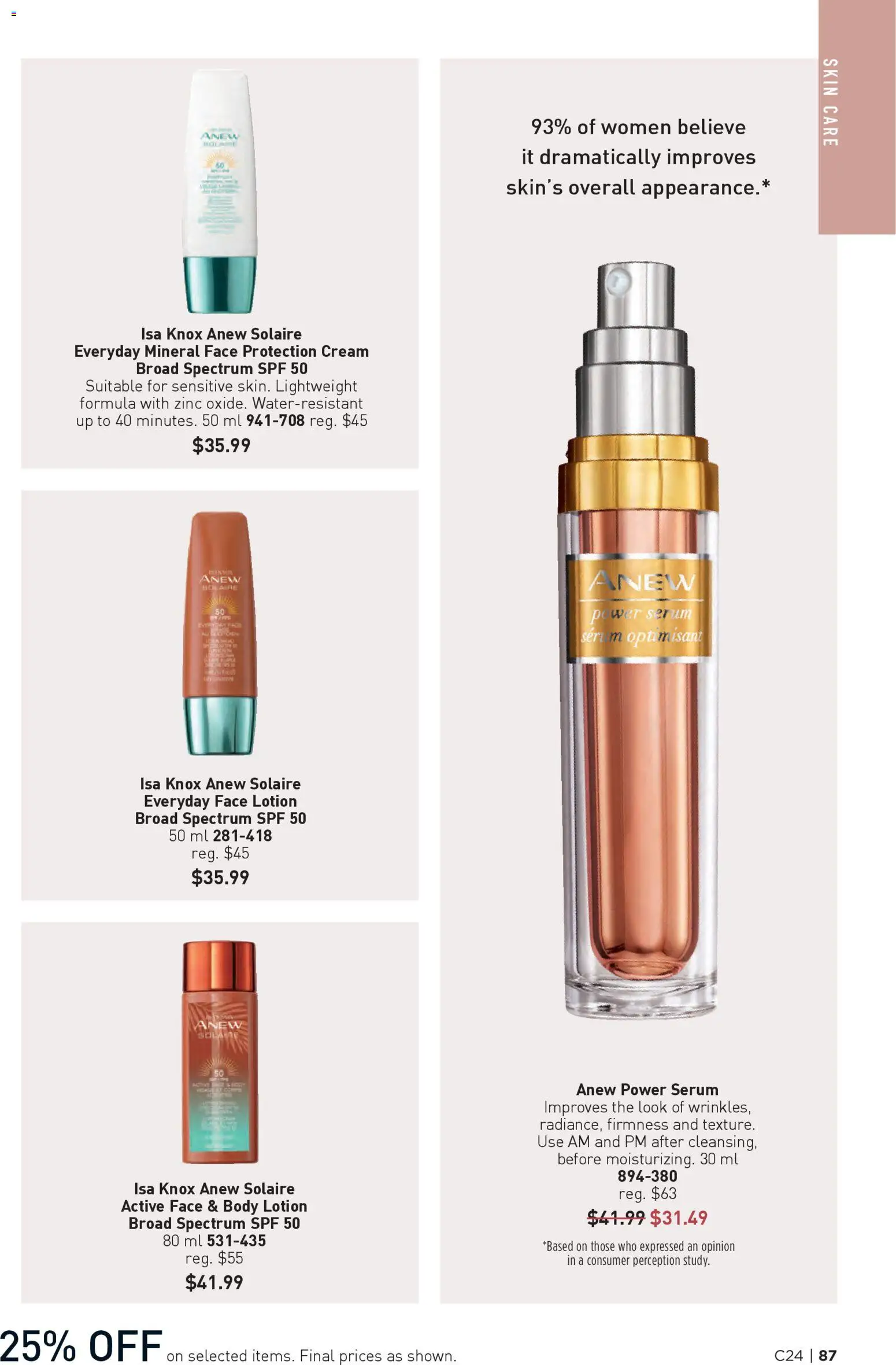 Avon flyer valid from 20.11.2025 | Page: 87 | Products: Cream, Body lotion