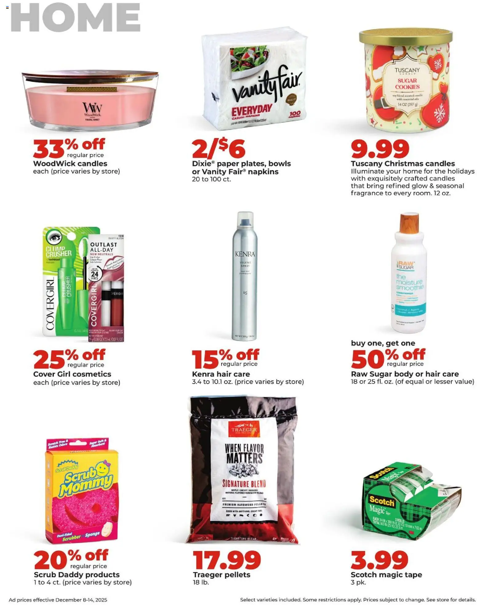 HyVee Weekly Ad - valid from 08.12.2025 | Page: 38 | Products: Fragrance, Blush, Cookies, Sugar