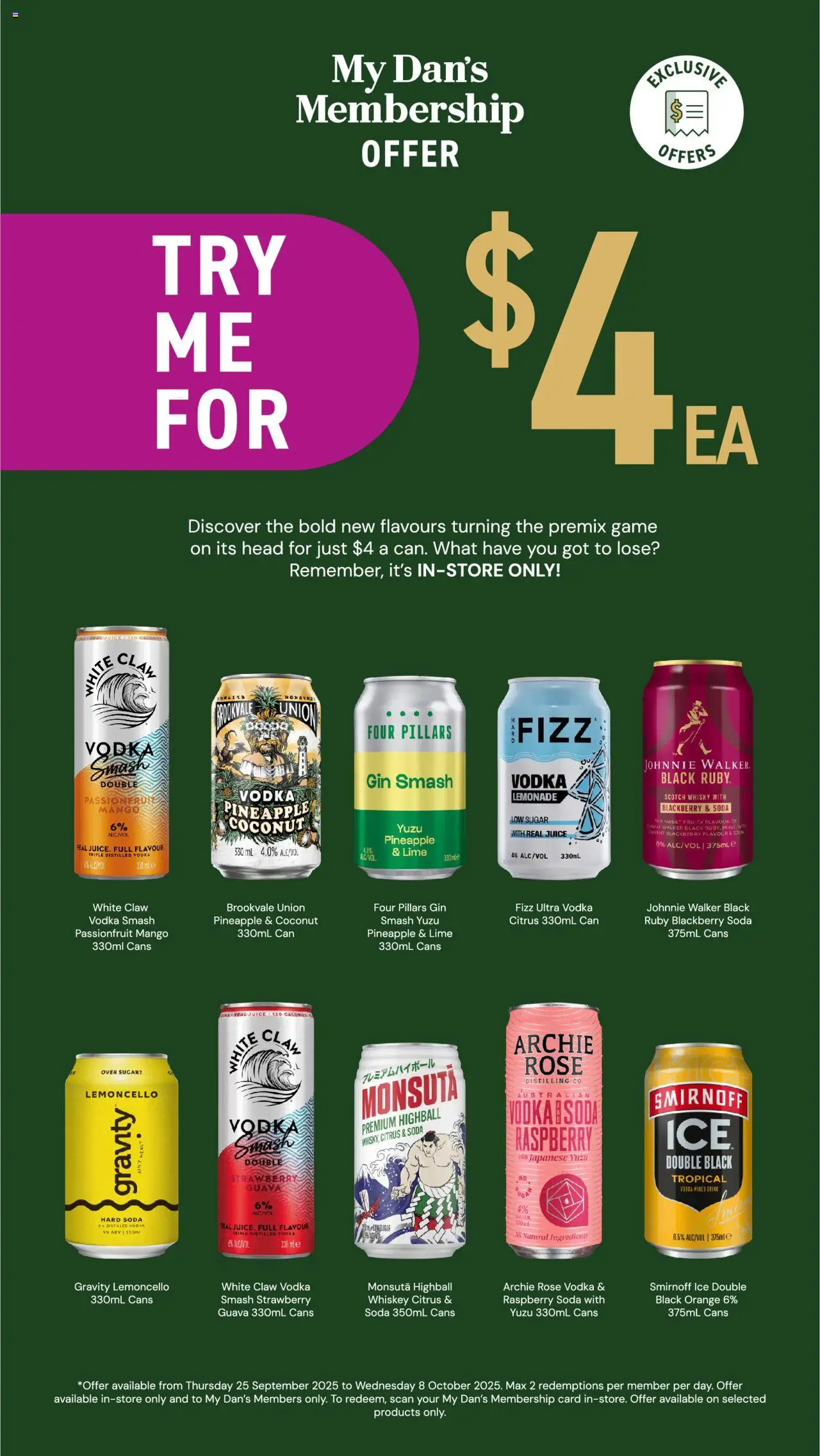 Dan Murphy's catalogue - valid from 25.09.2025 | Page: 28 | Products: Gin, Vodka, Raspberry, Game
