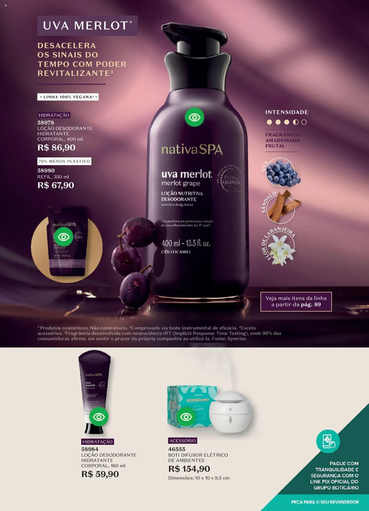 O Boticário Folheto - válido de 19.01.2026 | Página: 94 | Produtos: Quinoa, Desodorante, Óleo, Body