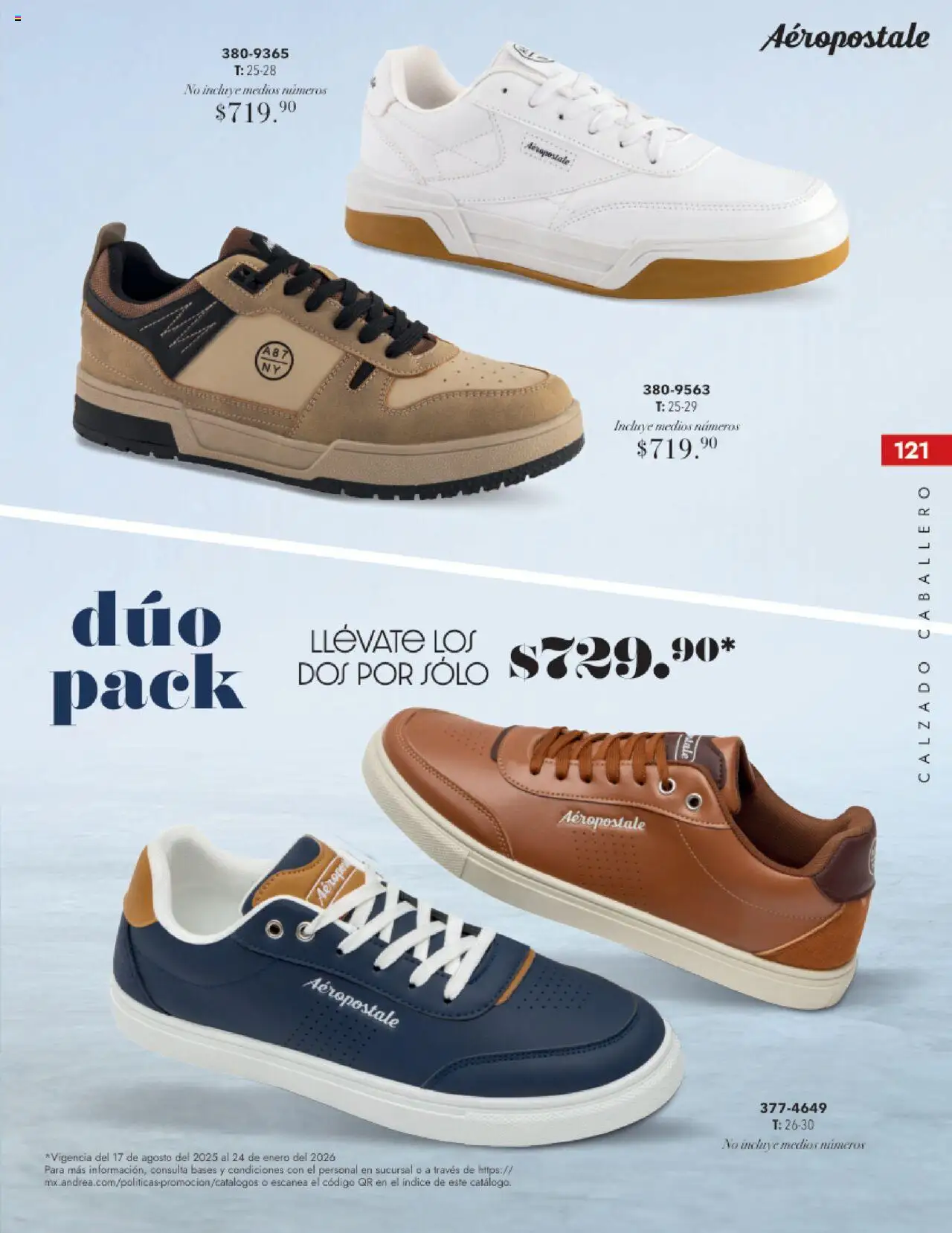 Nuevas ofertas de Andrea válidas en toda la República Mexicana desde el 17.08.2025. ¡Encuentra las mejores ofertas en Andrea - Catálogo Tropical Otoño / Invierno! | Página: 121