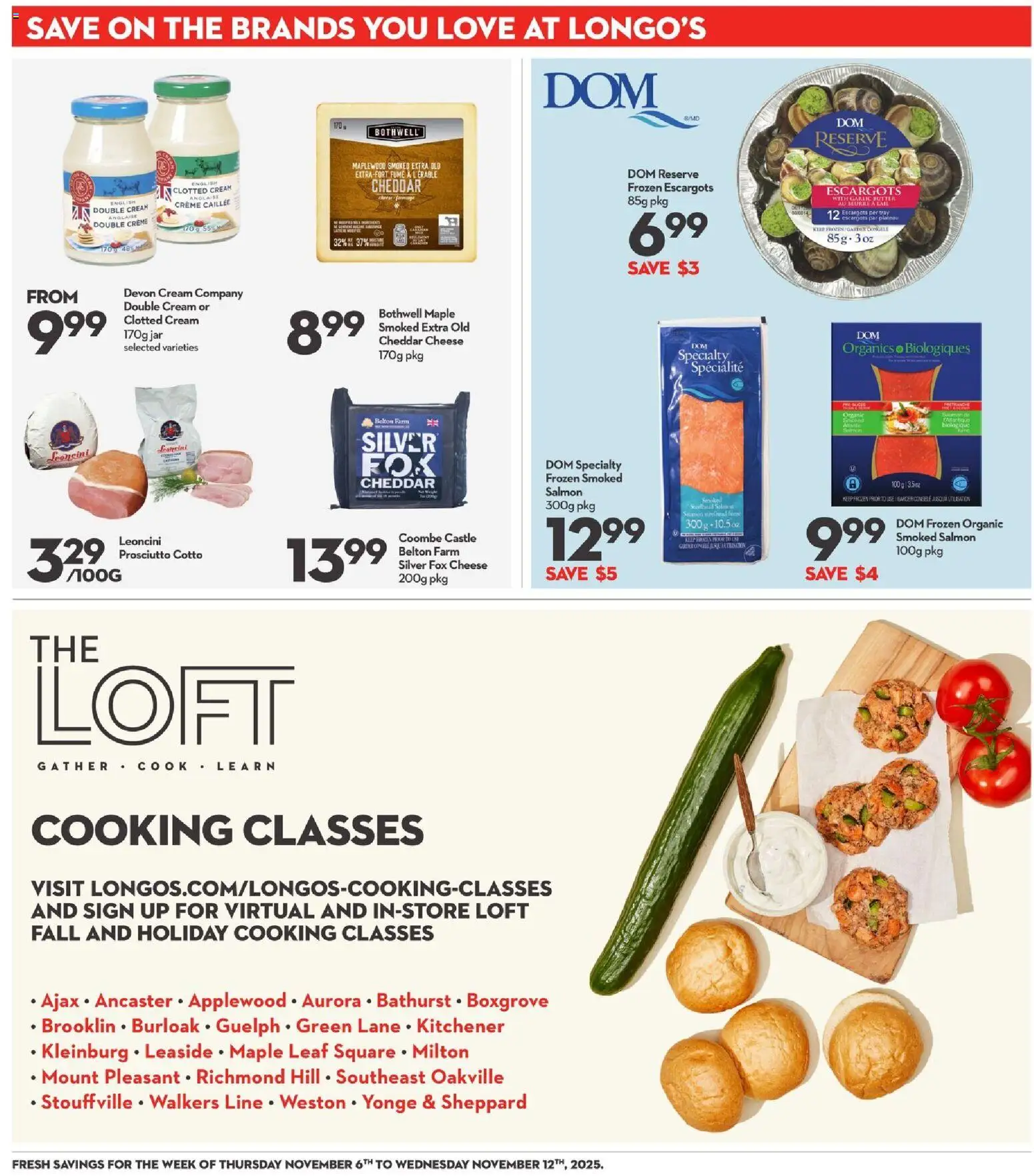 Longo's flyer valid from 06.11.2025 | Page: 20 | Products: Cream, Butter, Cheese