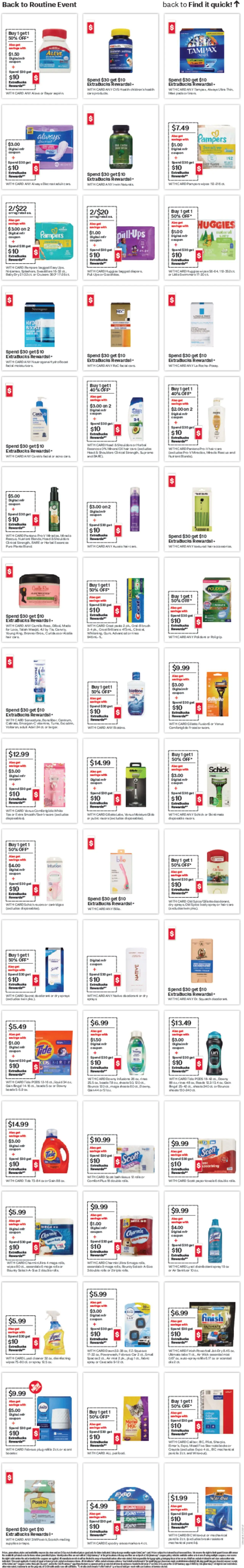 CVS Pharmacy Weekly Ad - NJ - valid from 03.08.2025 | Page: 19 | Products: Brush, Deodorant, Tea, Pads