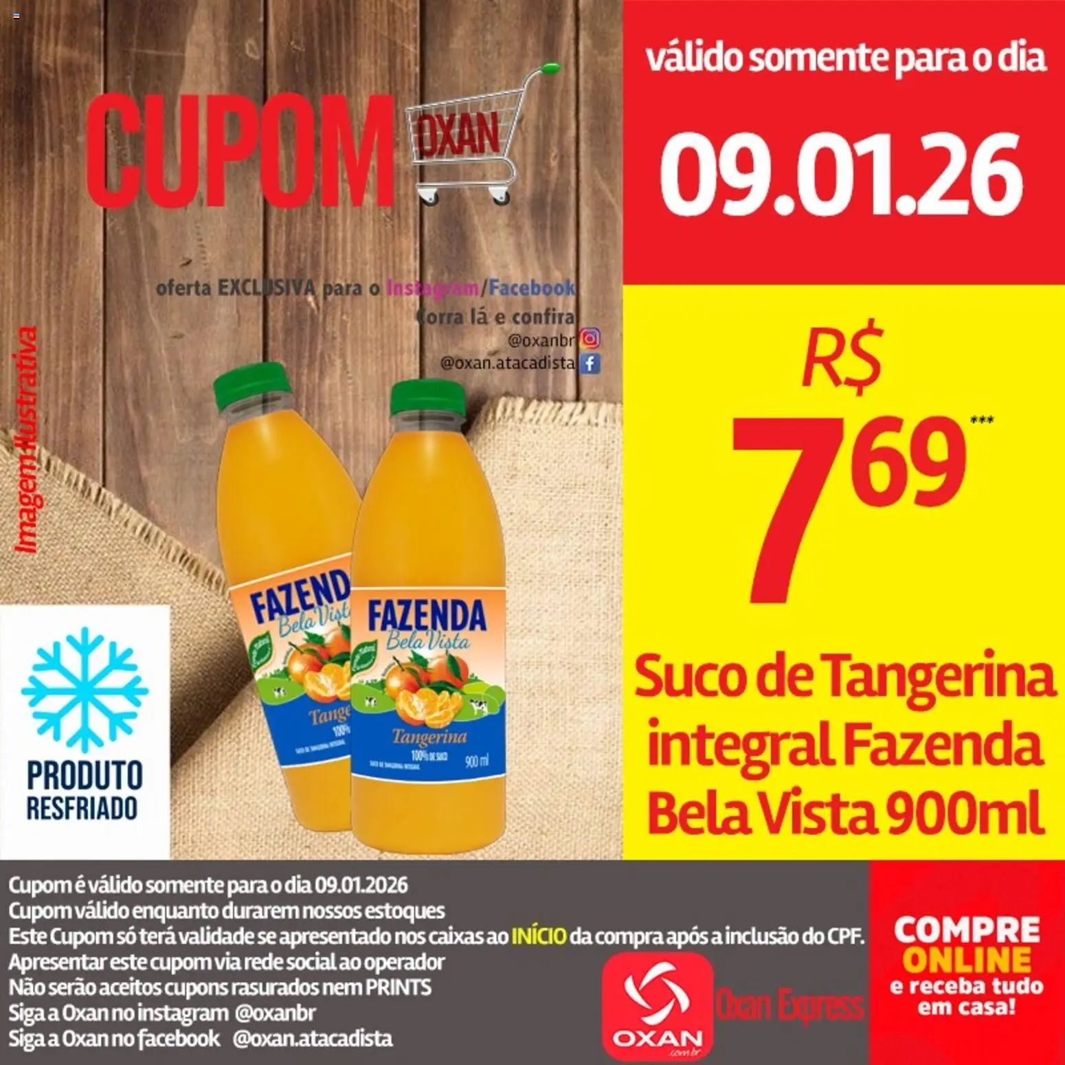 Oxan Atacadista Folheto - válido de 09.01.2026 | Página: 12 | Produtos: Suco