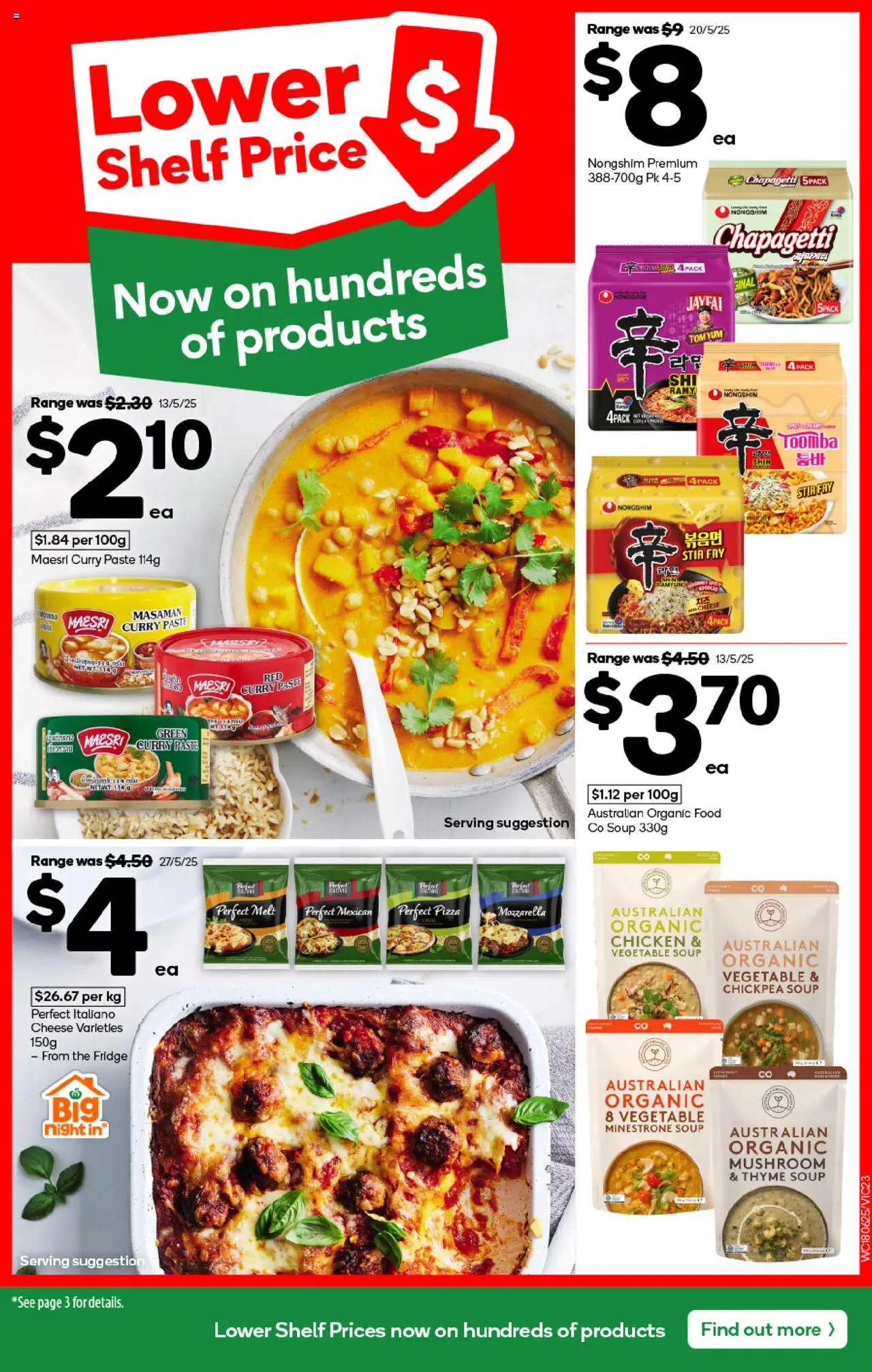 Woolworths catalogue - valid from 18.06.2025 | Page: 23 | Products: Curry, Pizza, Chicken, Fridge