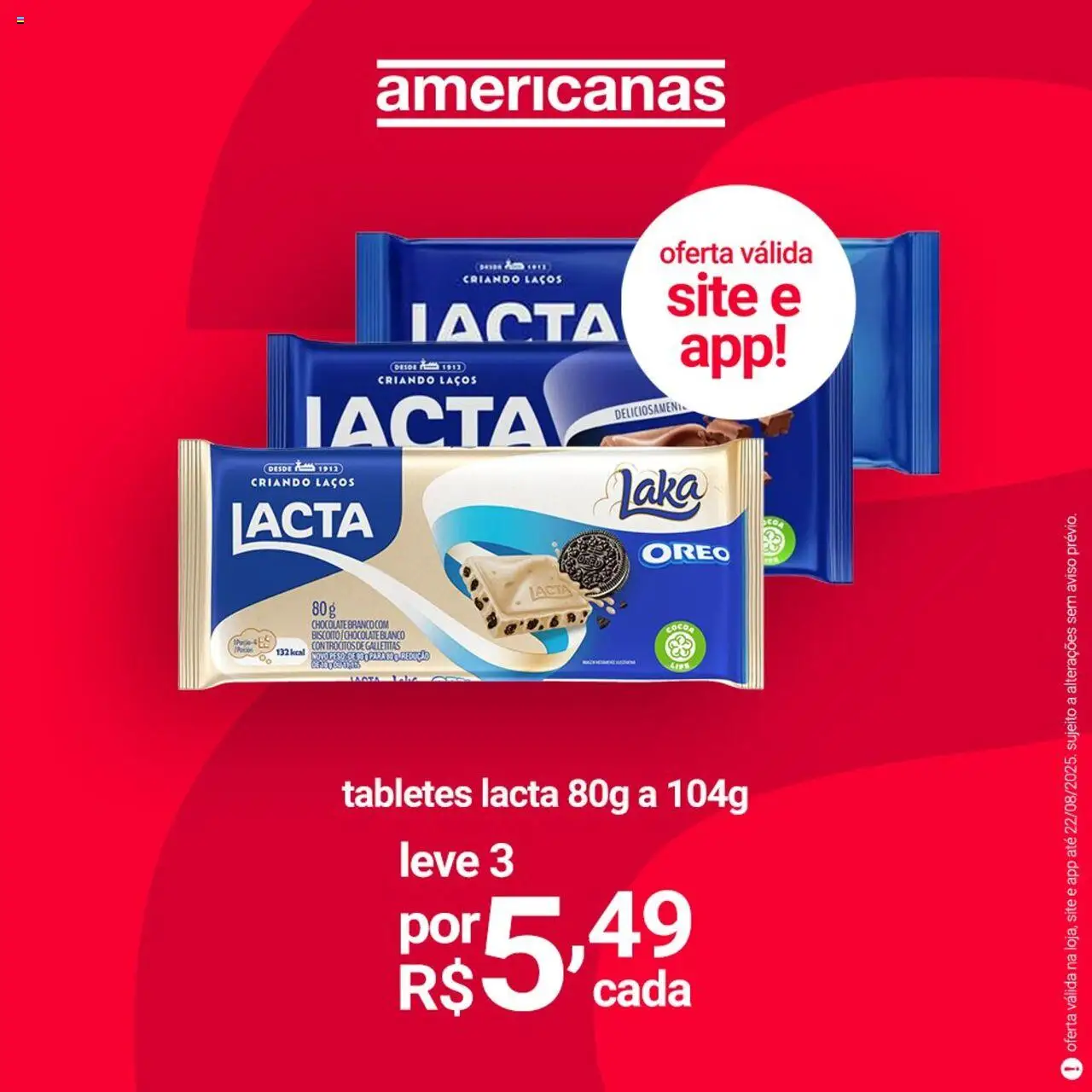 Lojas Americanas Folheto - válido de 13.08.2025 | Página: 2 | Produtos: Coco, Biscoito, Chocolate