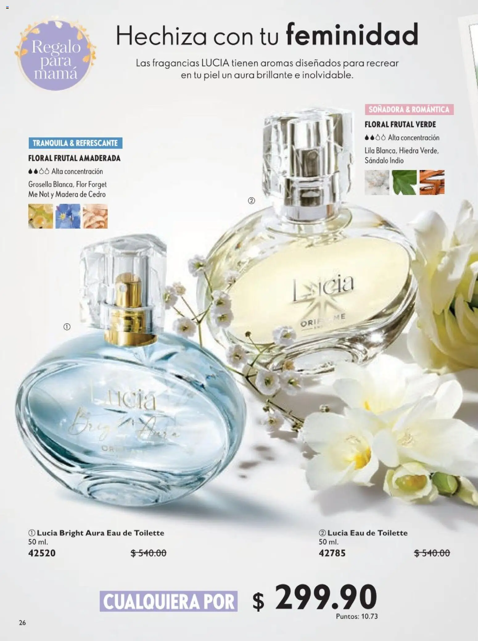 Nuevas ofertas de Oriflame válidas en toda la República Mexicana desde el 18.04.2026. ¡Encuentra las mejores ofertas en Oriflame campaña 6 2026! | Página: 26 | Productos: Eau de toilette