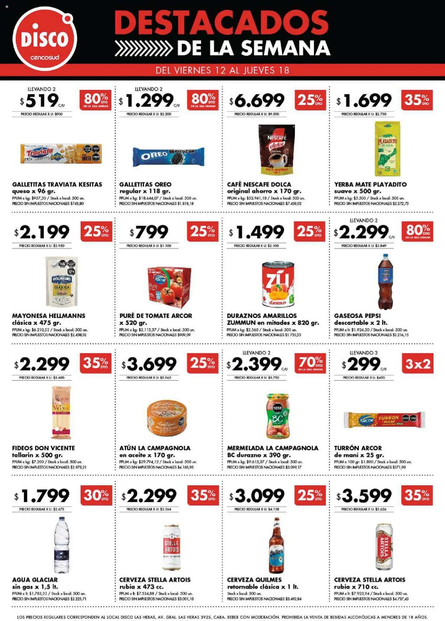 Disco ofertas │ válido desde el 12.12.2025 | Página: 8 | Productos: Mate, Mayonesa, Atún, Café