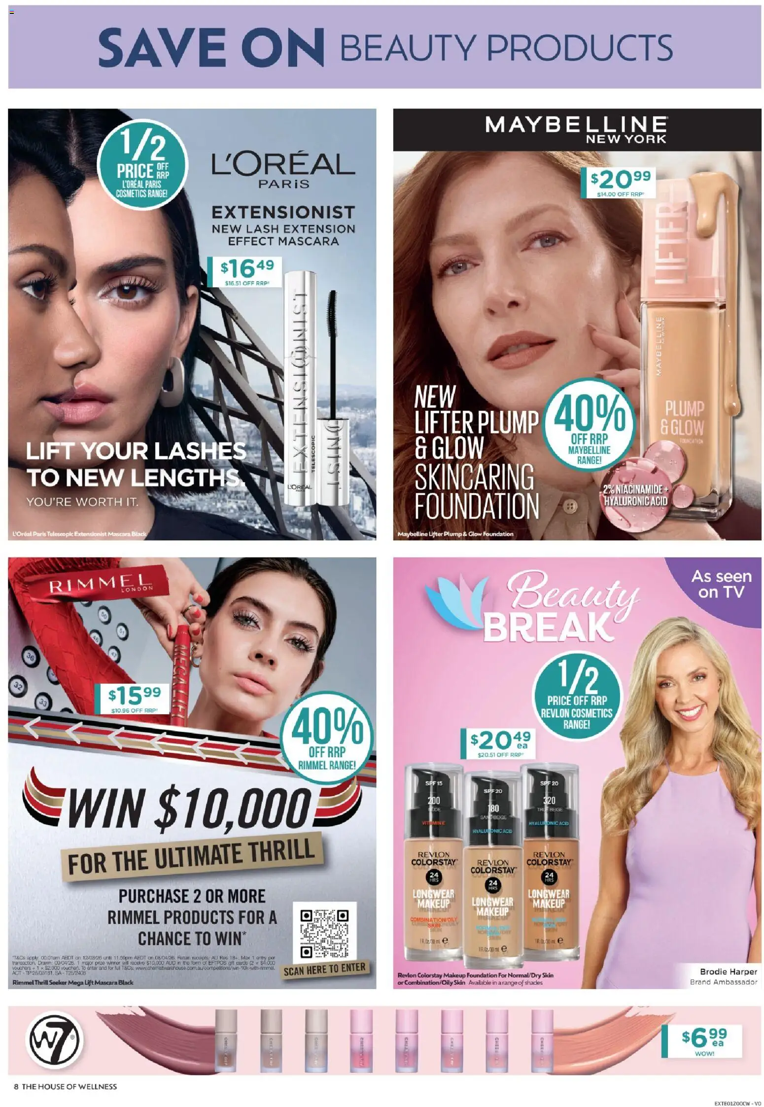 Chemist Warehouse catalogue - valid from 12.03.2026 | Page: 8 | Products: Mascara, Makeup, Foundation, Tv