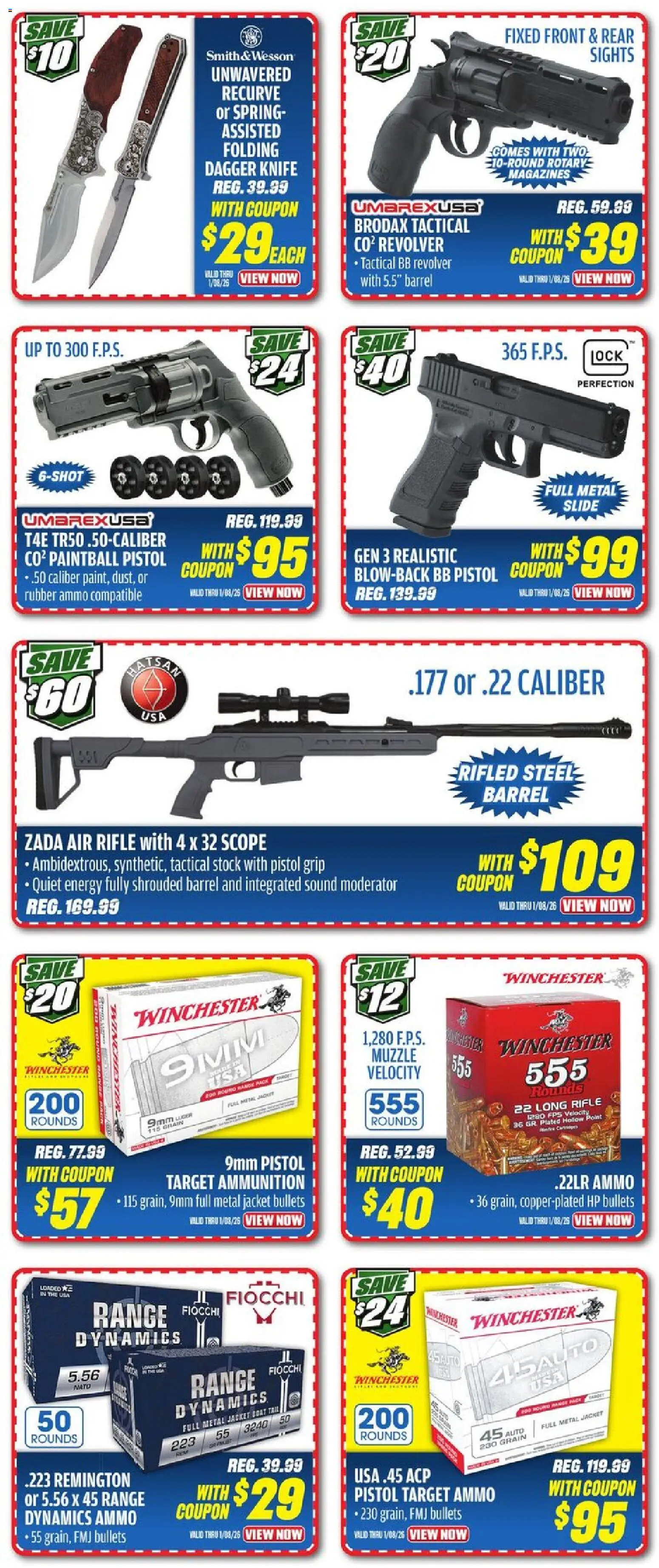 Big 5 Sporting Goods Weekly Ad - valid from 26.12.2025 | Page: 7 | Products: Jacket, Ammo, Rifle