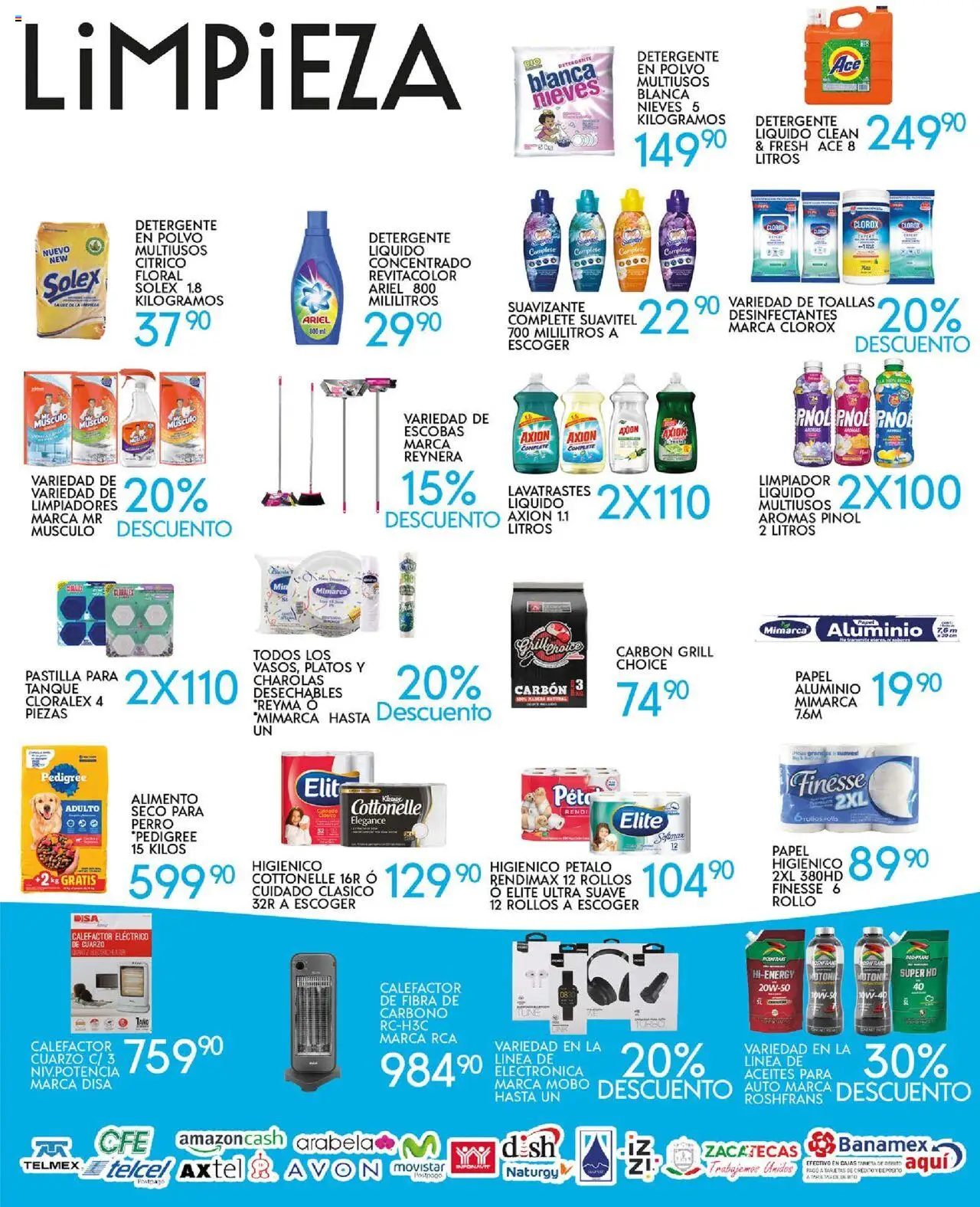 Nuevas ofertas de Alsuper válidas en toda la República Mexicana desde el 10.10.2025. ¡Encuentra las mejores ofertas en Alsuper - Folleto Zacatecas! | Página: 5 | Productos: Detergente, Suavizante, Bowl, Calefactor