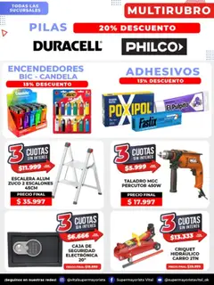 Vital - Ofertas nonfood  │ válido desde el 26.05.2025 | Página: 4 | Productos: Soldadora, Pilas, Caja, Taladro