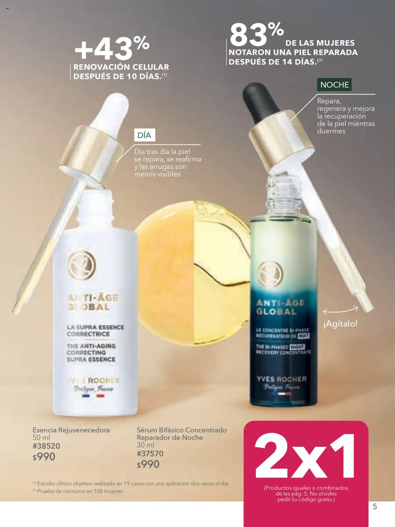 Nuevas ofertas de Yves Rocher válidas en toda la República Mexicana desde el 18.09.2025. ¡Encuentra las mejores ofertas en Yves Rocher - Campaña 13 2025! | Página: 5 | Productos: Serum