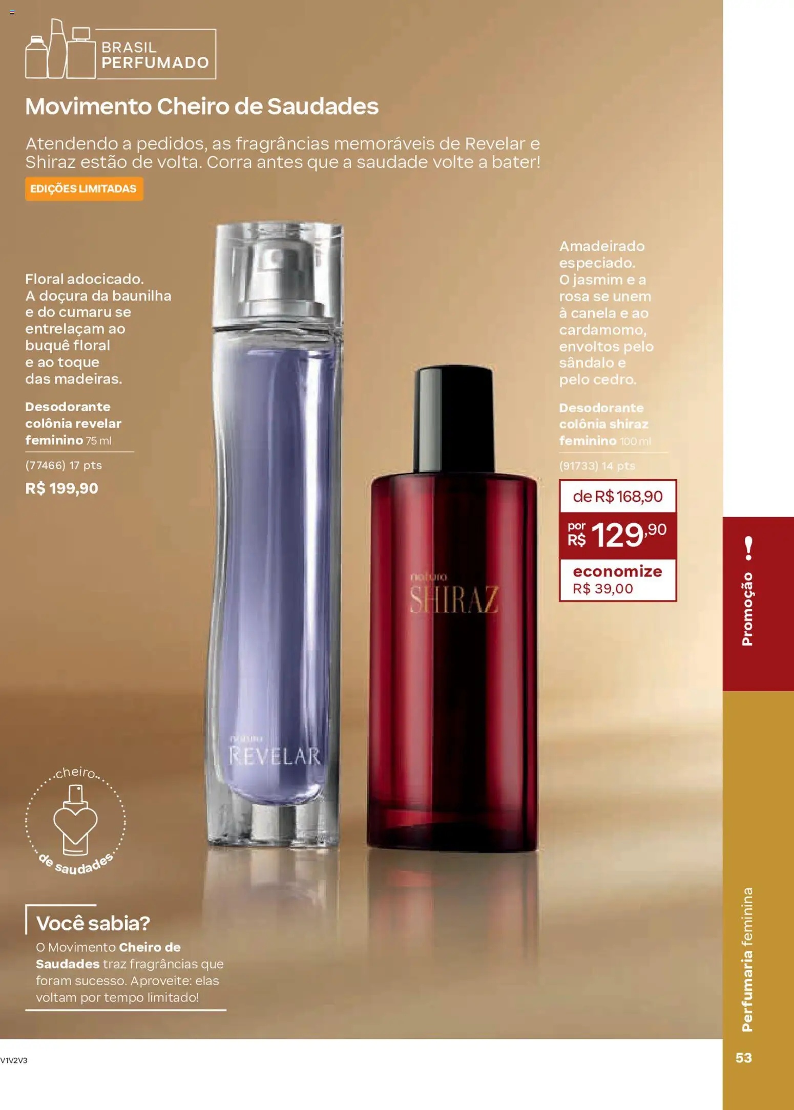 Natura Folheto - válido de 13.01.2026 | Página: 53 | Produtos: Desodorante, Canela