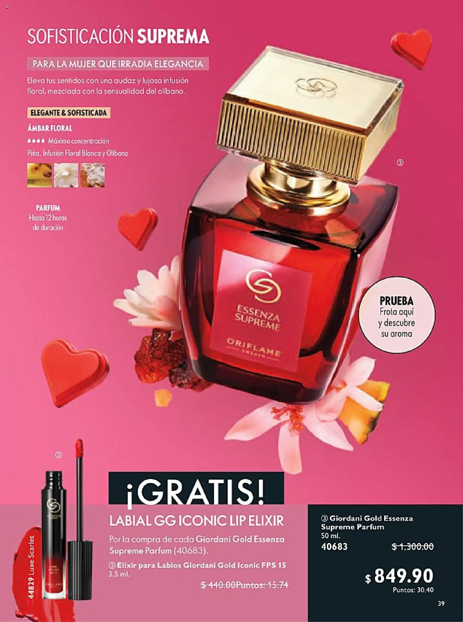 Nuevas ofertas de Oriflame válidas en toda la República Mexicana desde el 24.01.2026. ¡Encuentra las mejores ofertas en Oriflame campaña 2 2026! | Página: 39