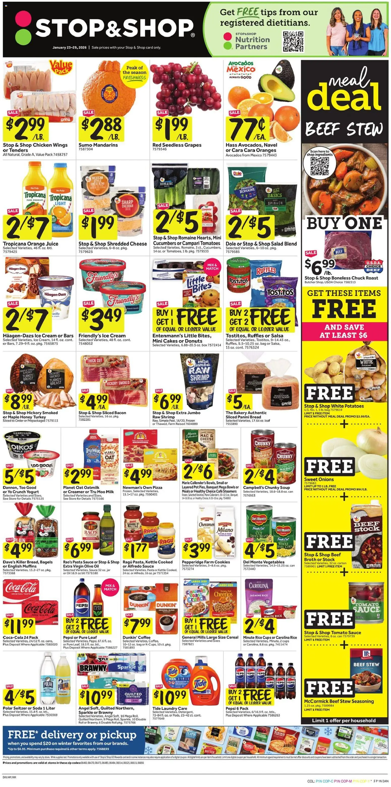 Stop & Shop Weekly Circular - CT - valid from 23.01.2026 | Page: 1