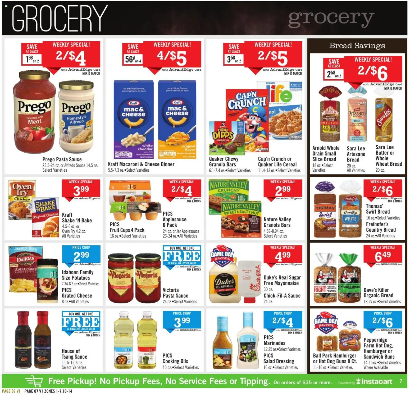 Price Chopper Weekly Flyer - valid from 25.01.2026 | Page: 7 | Products: Pasta, Mayonnaise, Sugar, Oven