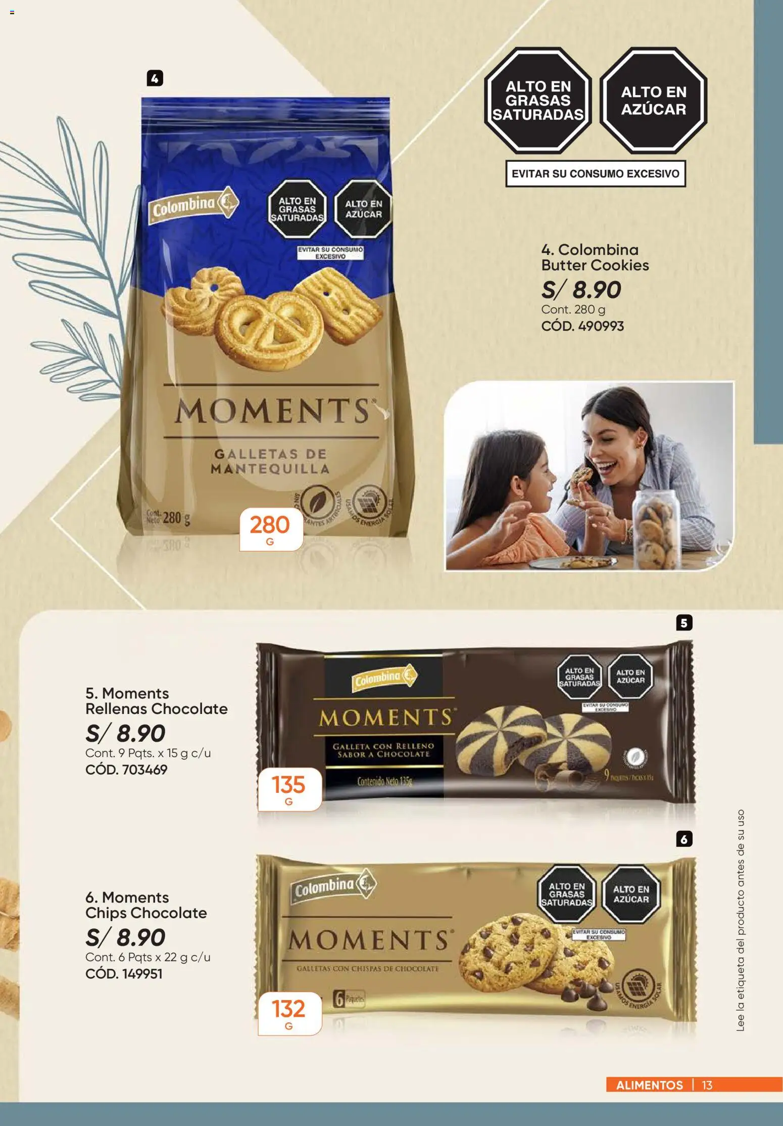 Catálogo Azzorti válido desde 15.12.2025 | Página: 13 | Productos: Mantequilla, Chocolate, Galletas