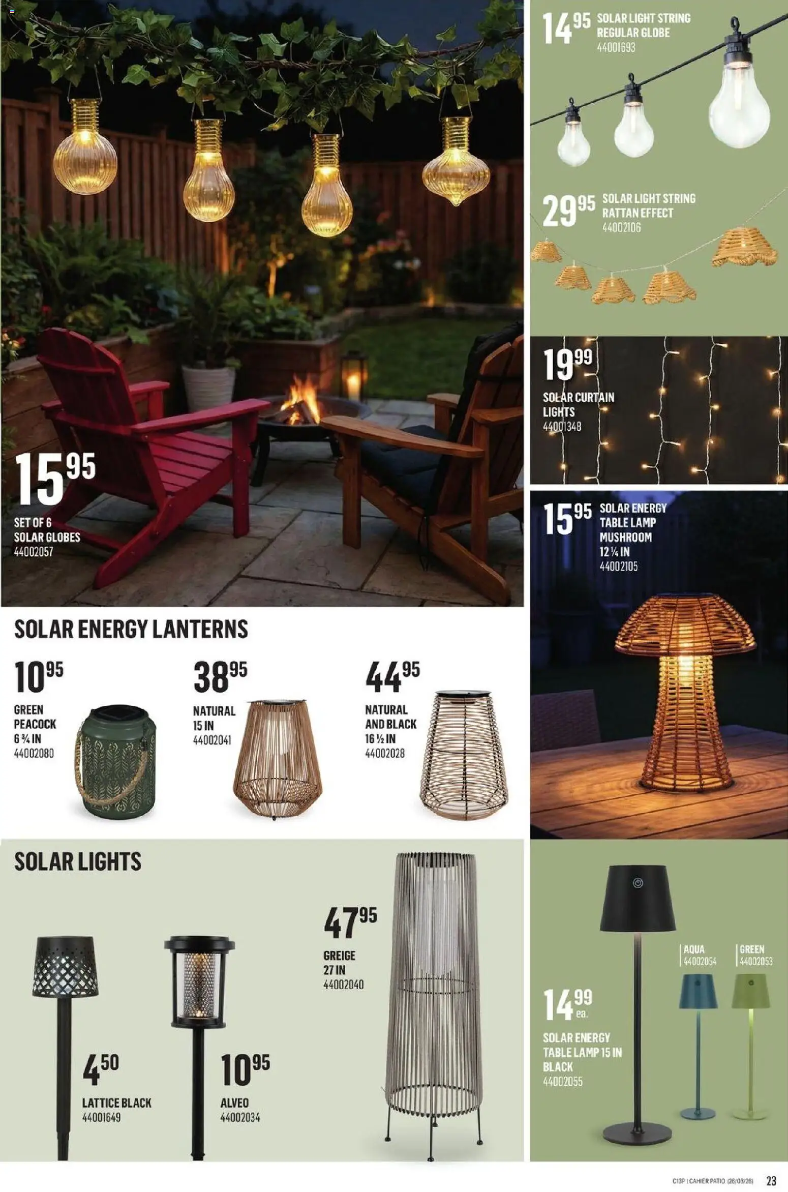 Canac flyer valid from 26.03.2026 | Page: 23 | Products: Table, Lamp