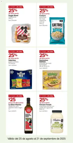 Nuevas ofertas de Costco válidas en toda la República Mexicana desde el 25.08.2025. ¡Encuentra las mejores ofertas en Costco catálogo! | Página: 25