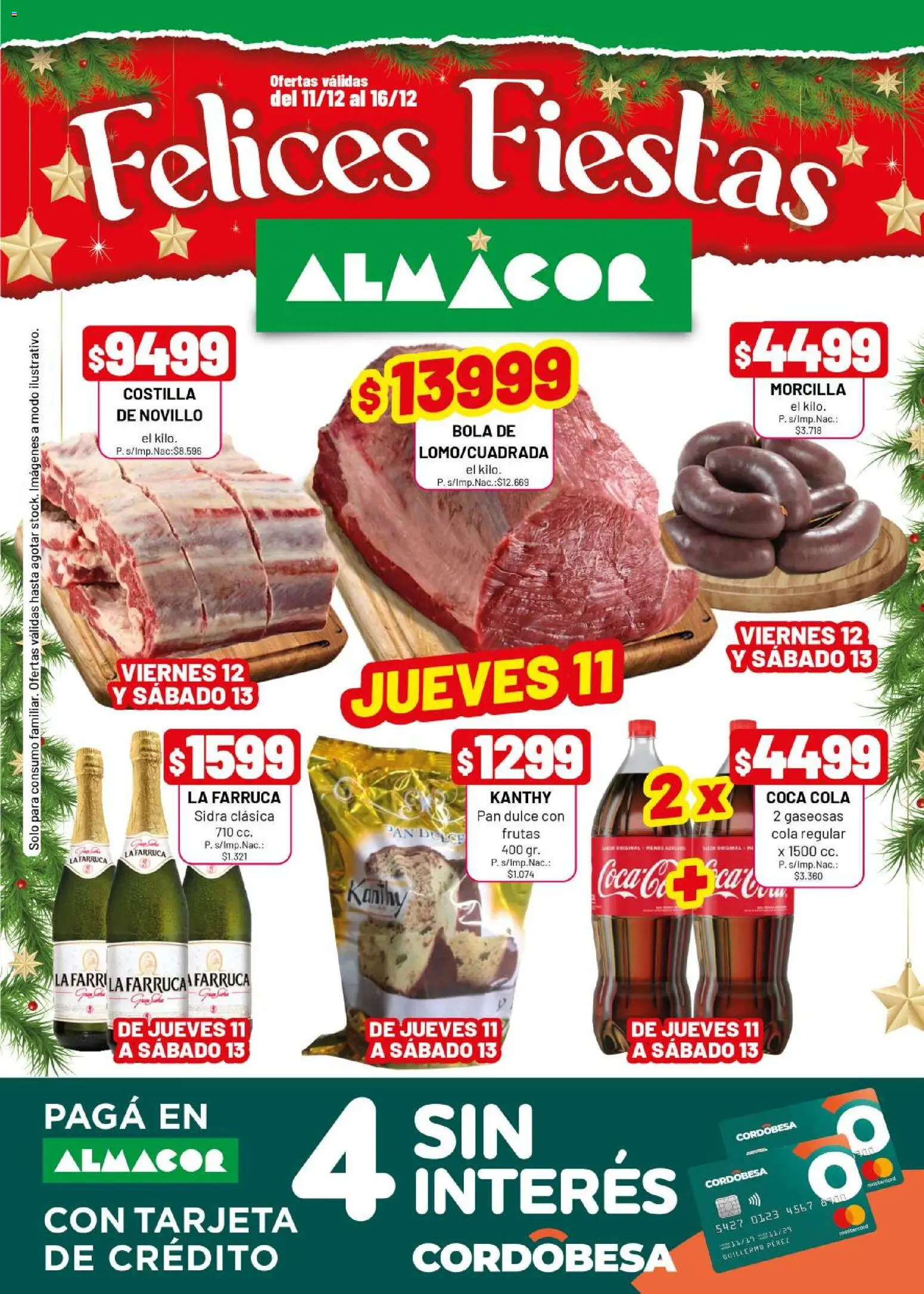 Almacor catálogo │ válido desde el 11.12.2025 | Página: 1 | Productos: Pan, Morcilla
