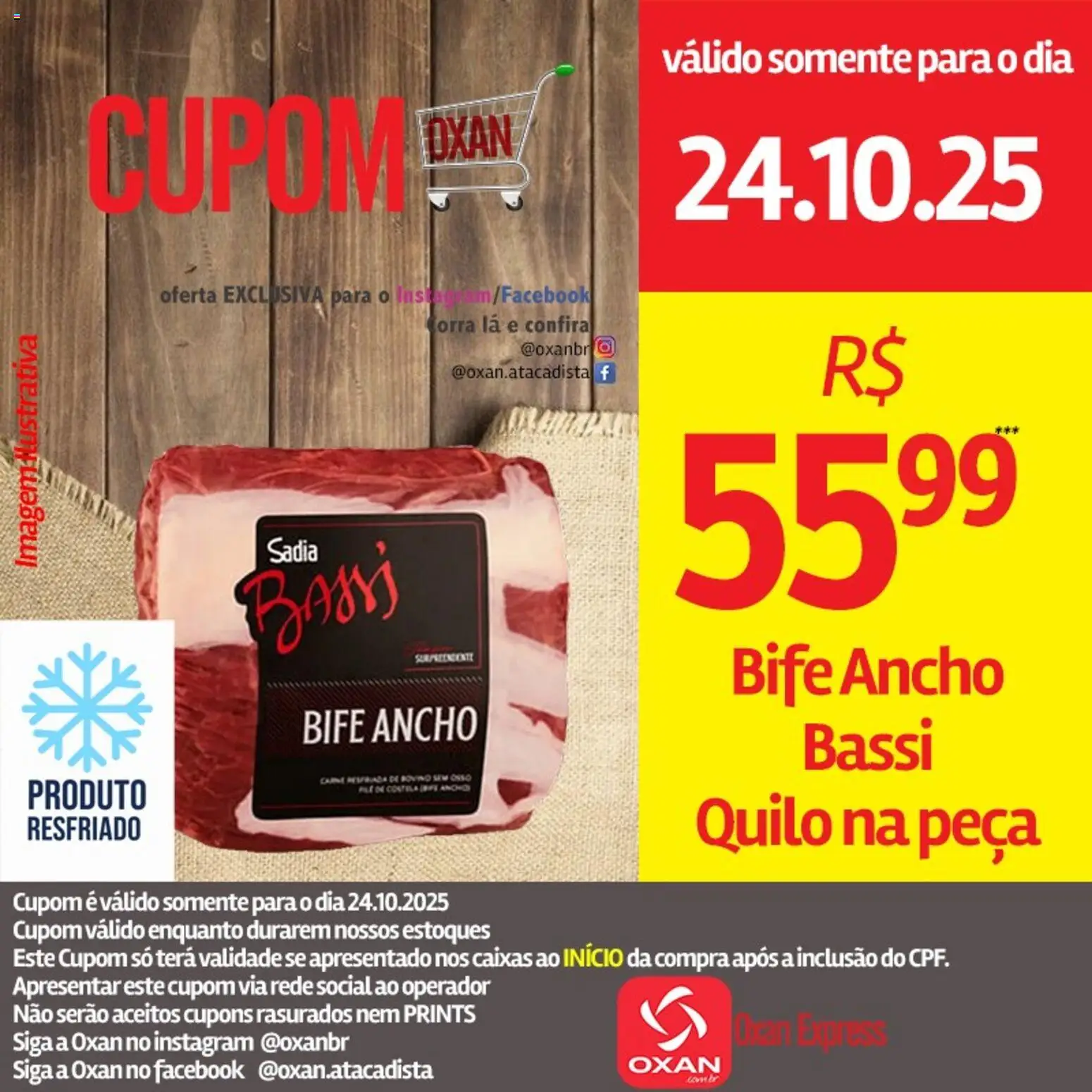 Oxan Atacadista Folheto - válido de 24.10.2025 | Página: 5 | Produtos: Carne