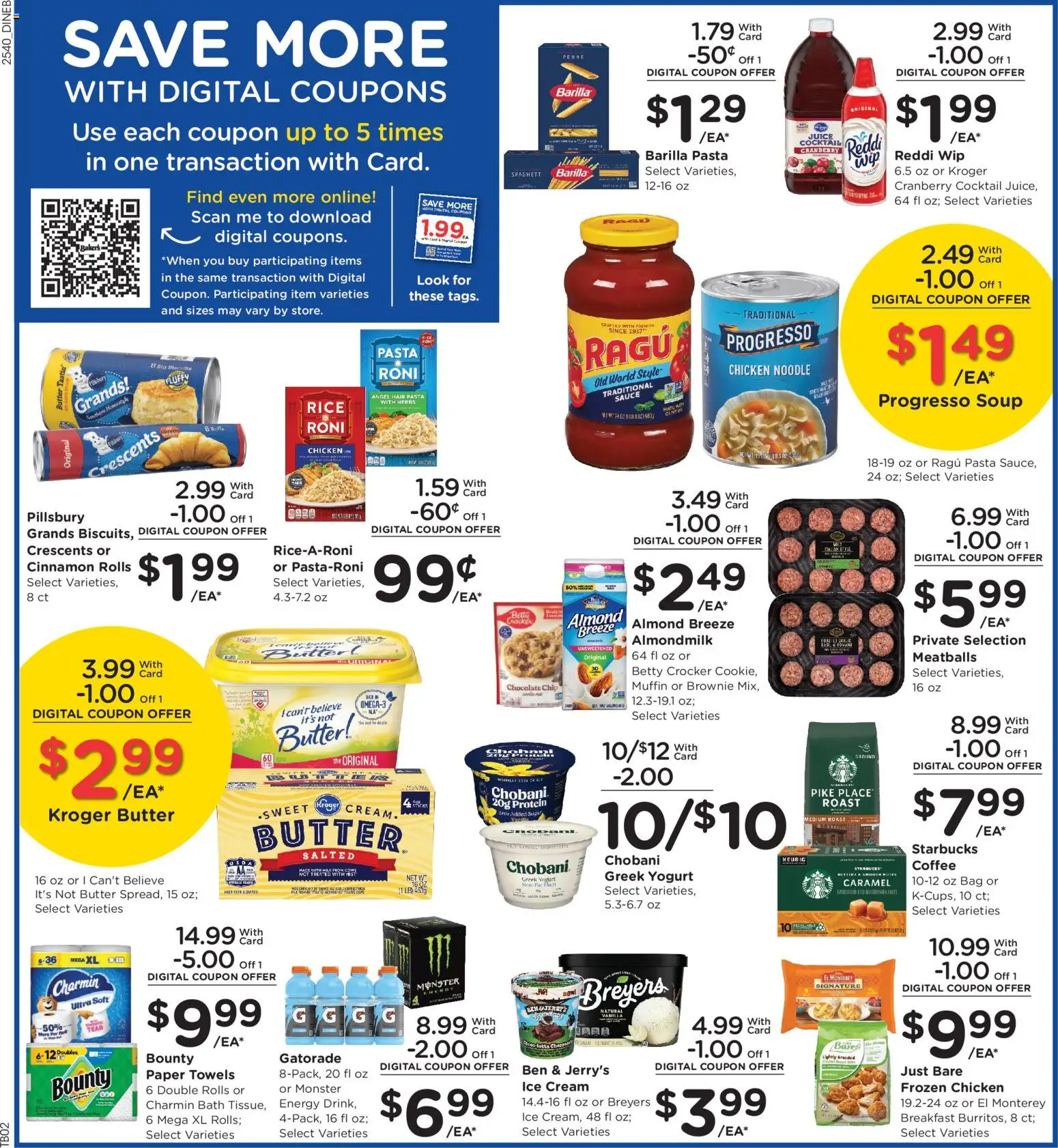 Baker's Weekly Ad - valid from 05.11.2025 | Page: 5 | Products: Butter, Rice, Sauce, Chocolate Chip