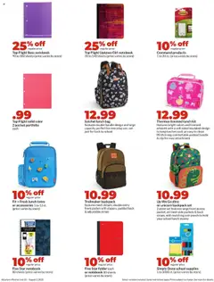 HyVee Weekly Ad - valid from 28.07.2025 | Page: 28 | Products: Clip, Ink, Backpack, Notebook
