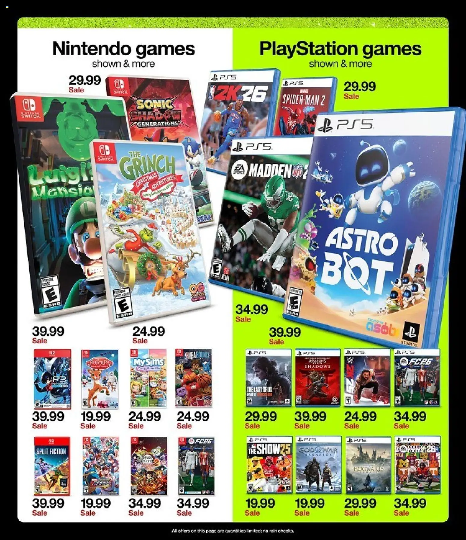 Nuevas ofertas de Target válidas en toda la República Mexicana desde el 23.11.2025. ¡Encuentra las mejores ofertas en Target folleto! | Página: 6 | Productos: Playstation