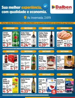 Supermercado Dalben ofertas Exclusivo Loja Valinhos - Pré-Visualização do folheto da loja Supermercado Dalben, válido de 01.04.2026