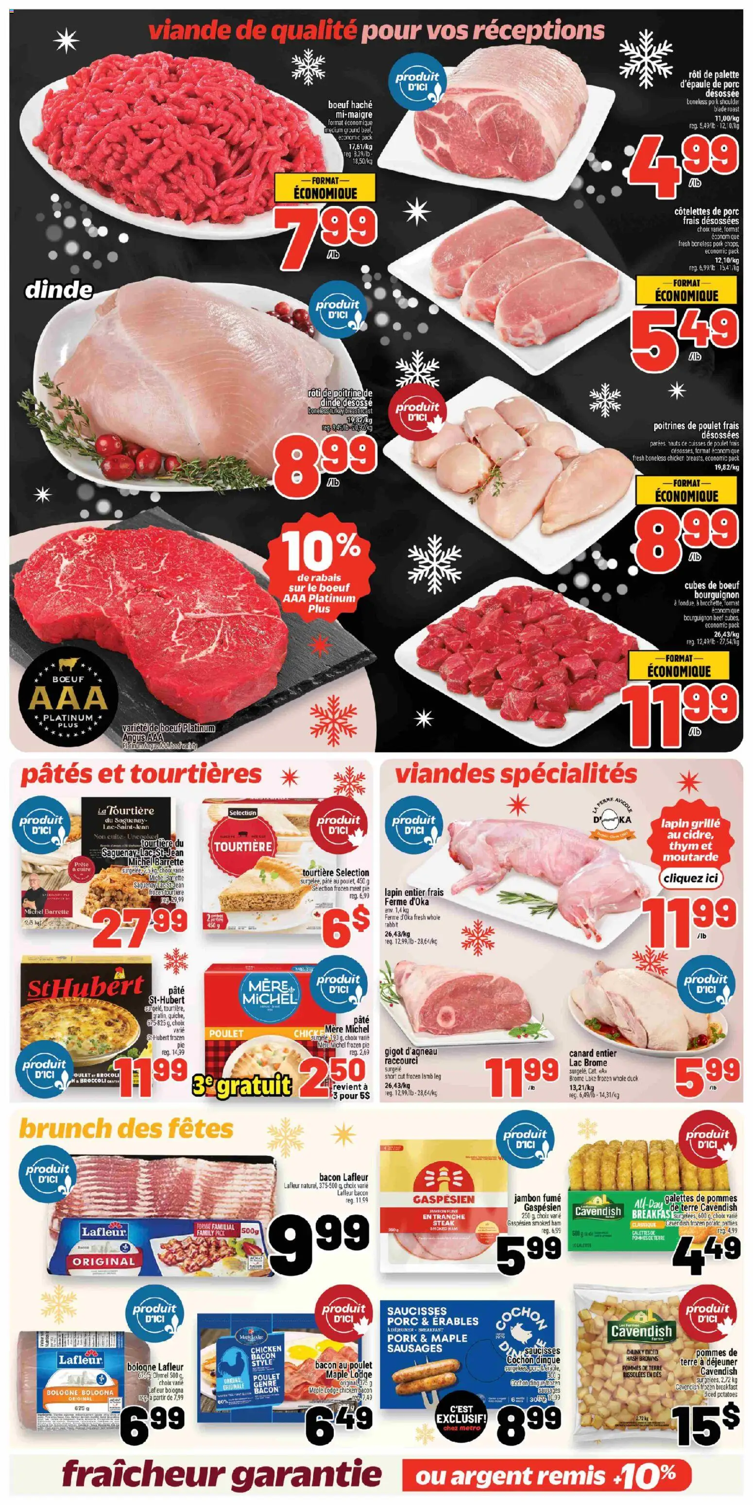 Metro flyer valid from 25.12.2025 | Page: 10 | Products: Beef, Turkey, Ham, Chicken