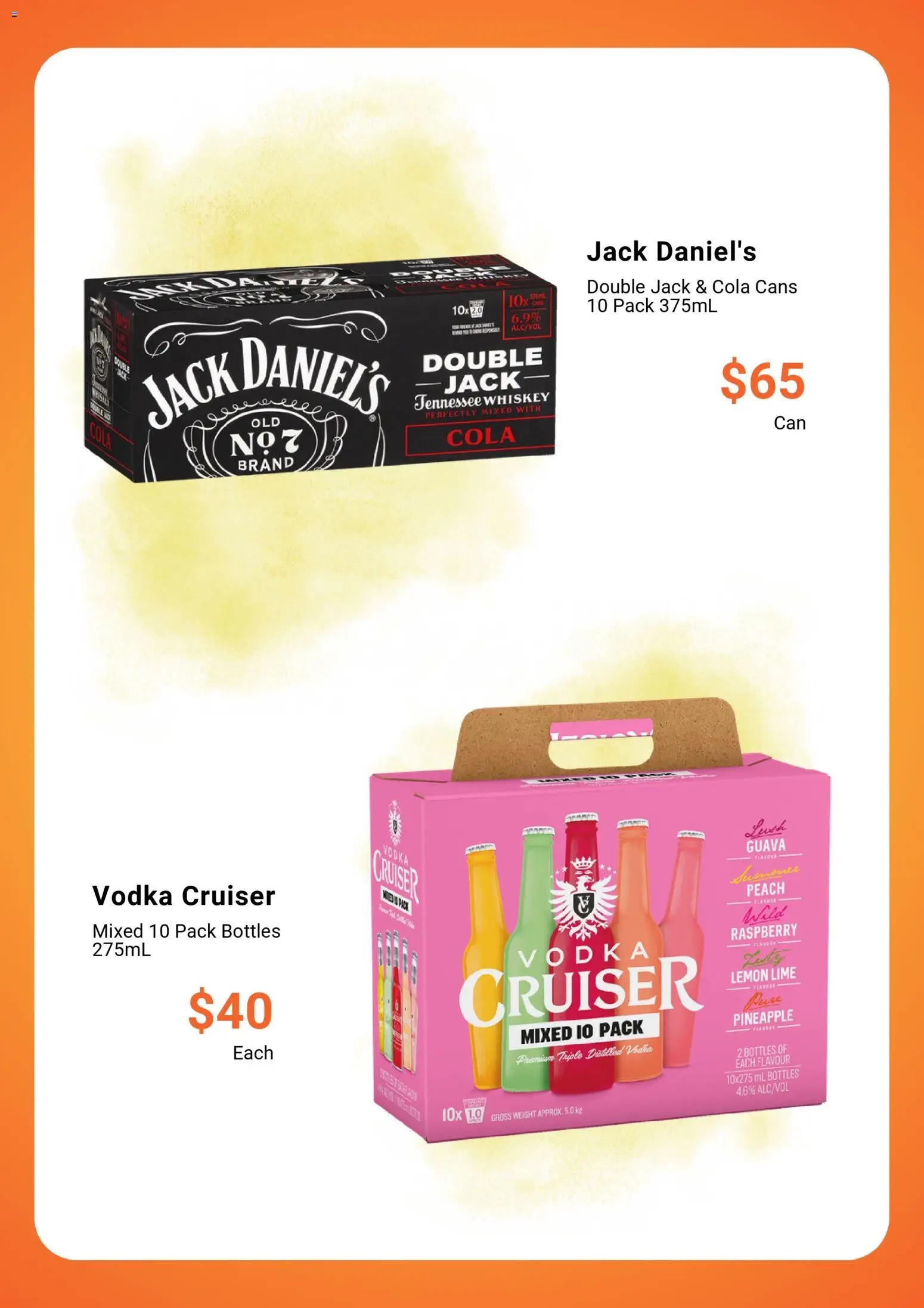 BWS catalogue - valid from 18.03.2026 | Page: 4 | Products: Vodka, Peach, Lime, Weight