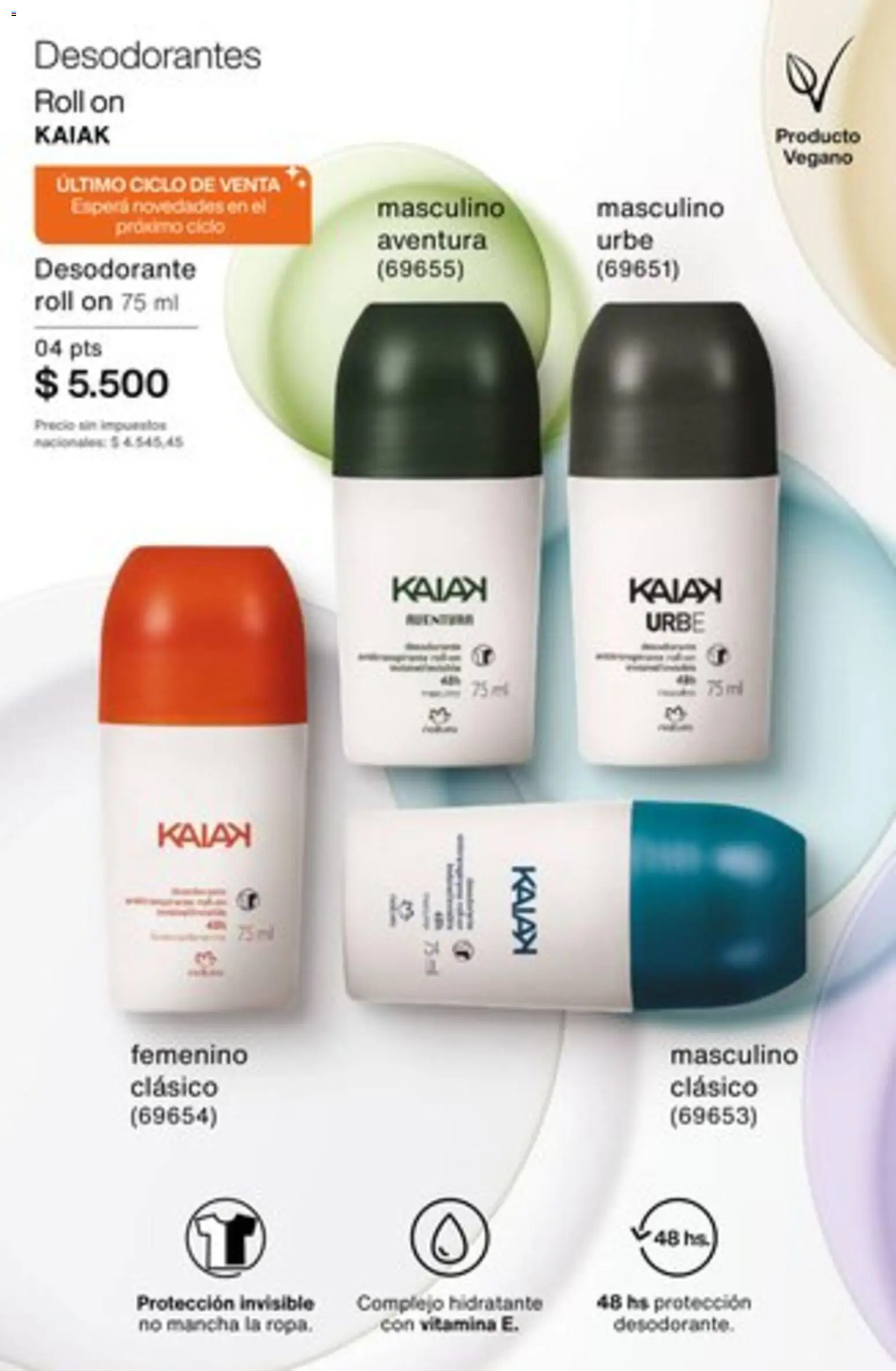 Catálogo Natura Ciclo 16/2025 │ válido desde el 01.11.2025 | Página: 232 | Productos: Desodorante