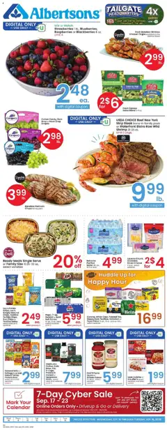 Preview of Albertsons weekly ads valid from 10.09.2025