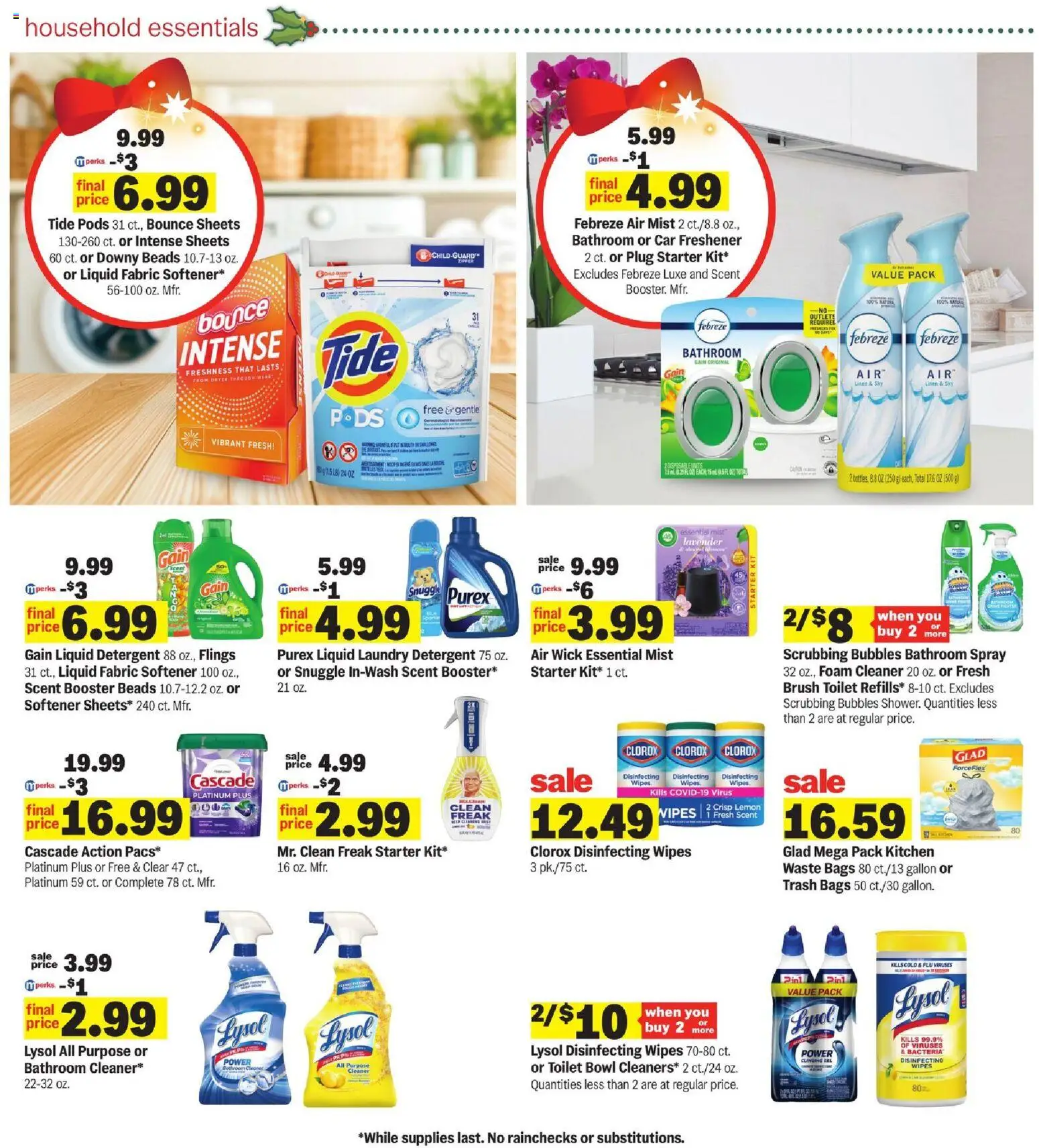 Meijer Weekly Ad - MI - valid from 05.11.2025 | Page: 27 | Products: Fabric softener, Detergent, Starter, Lemon