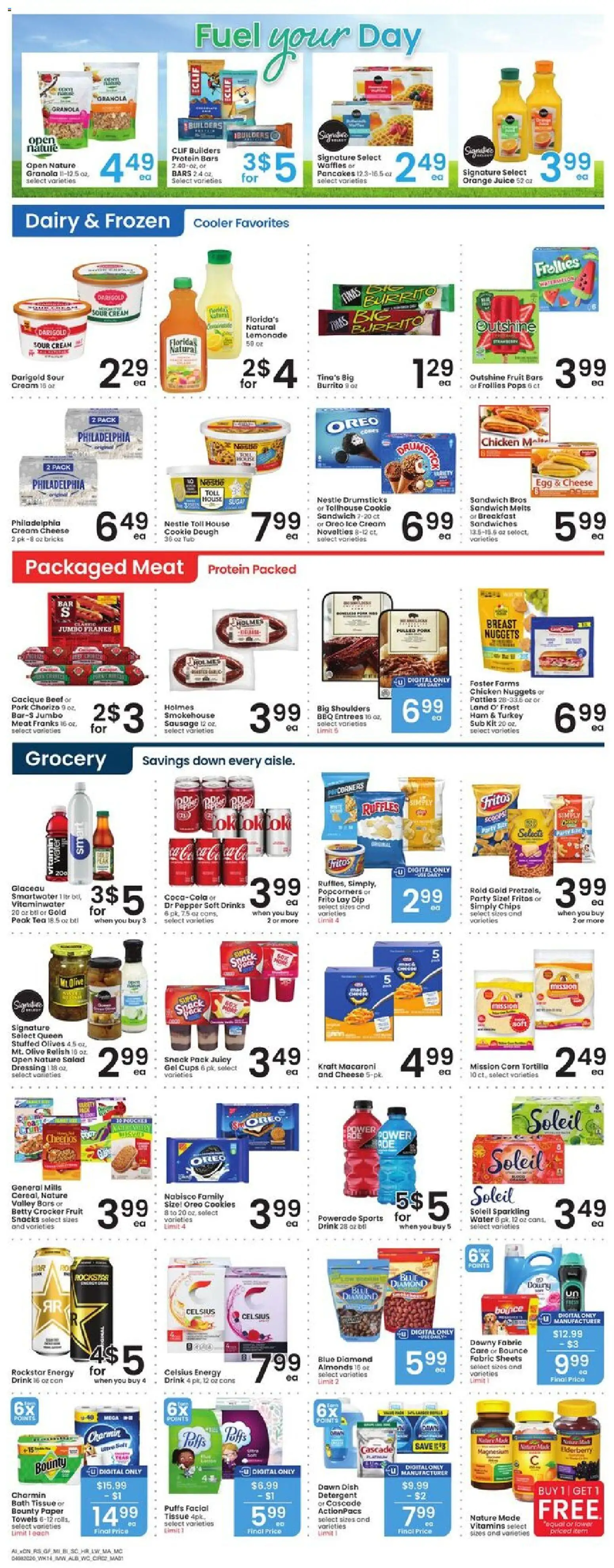 Albertsons Weekly Ad - valid from 08.04.2026 | Page: 3 | Products: Corn, Bath, Ham, Cream