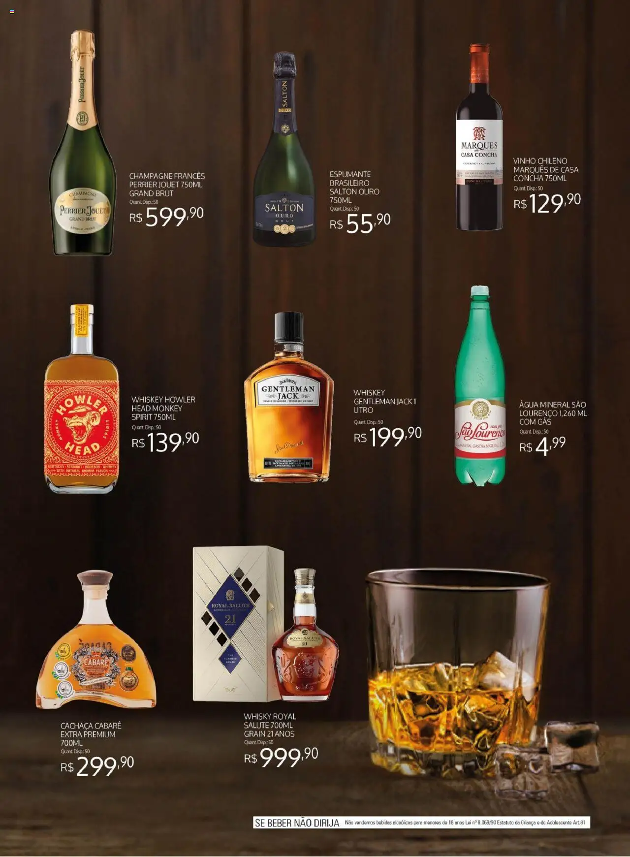 Bistek Supermercados Folheto - válido de 30.07.2025 | Página: 7 | Produtos: Espumante, Cachaça, Vinho, Água mineral
