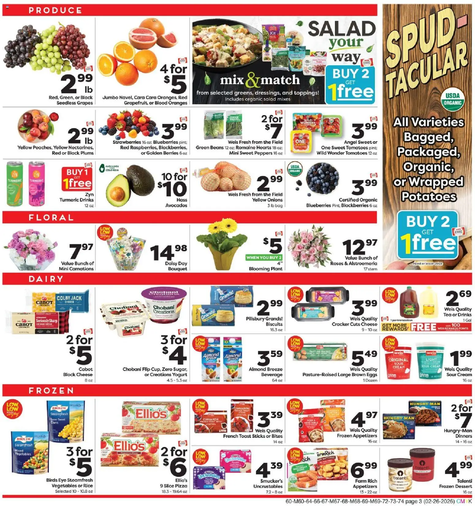 Weis Grand Opening Waldorf - valid from 26.02.2026 | Page: 7 | Products: Peppers, Oranges, Tomatoes, Blueberries