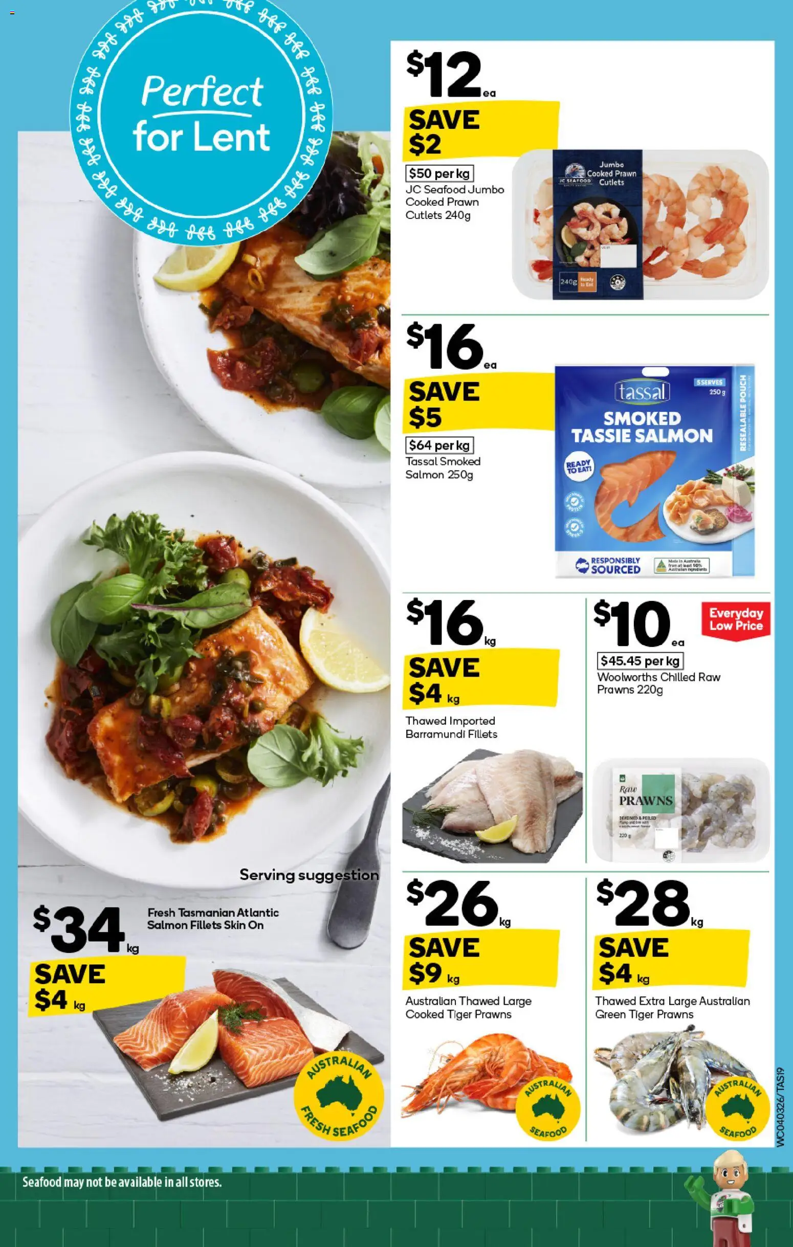 Woolworths catalogue - valid from 04.03.2026 | Page: 19 | Products: Prawns, Salmon, Seafood
