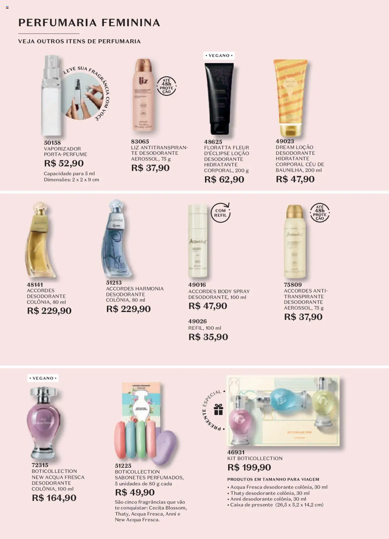 O Boticário Folheto - válido de 13.10.2025 | Página: 66 | Produtos: Hidratante corporal, Desodorante, Caixa, Body