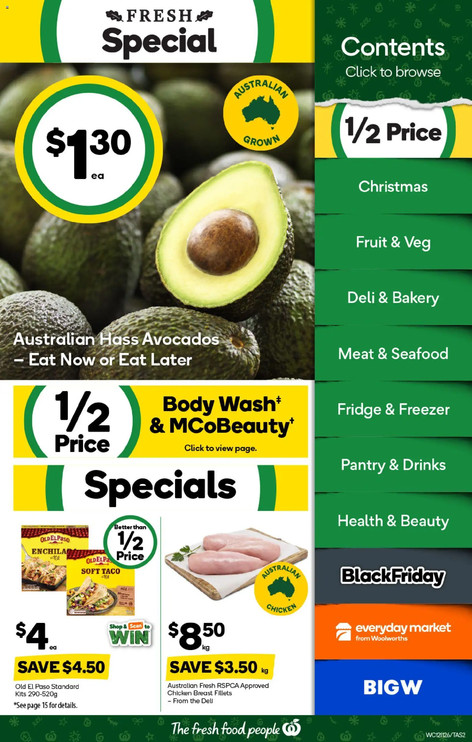 Woolworths catalogue - valid from 12.11.2025 | Page: 2 | Products: Kits, Meat, Freezer, Bakery