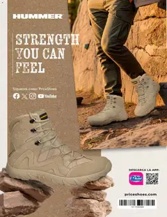 Vista previa de Price Shoes catálogo Hummer, nuevo folleto de la tienda, válido en México a partir del 23.12.2025