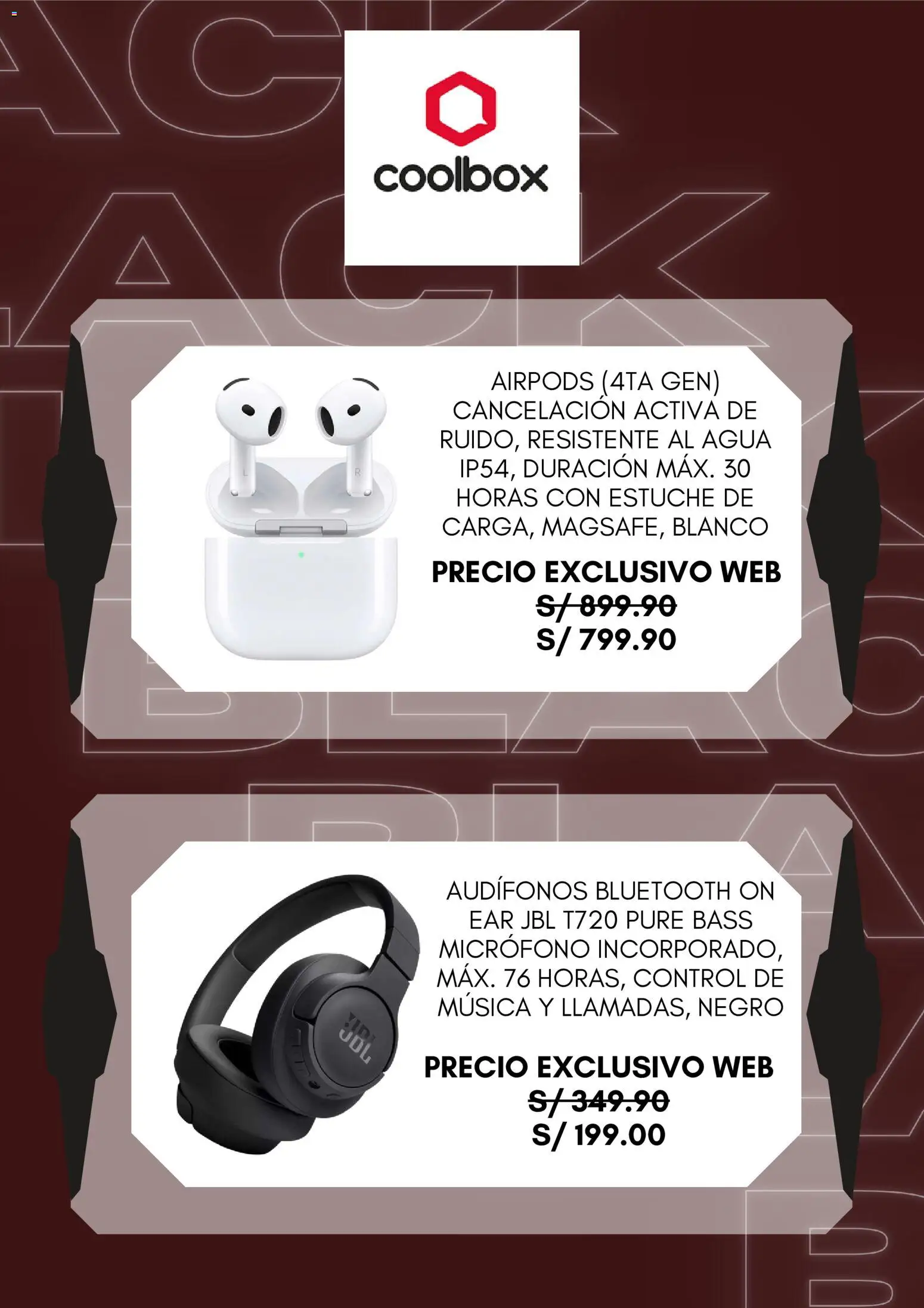 Catálogo Coolbox válido desde 24.11.2025 | Página: 3 | Productos: Audífonos, Micrófono