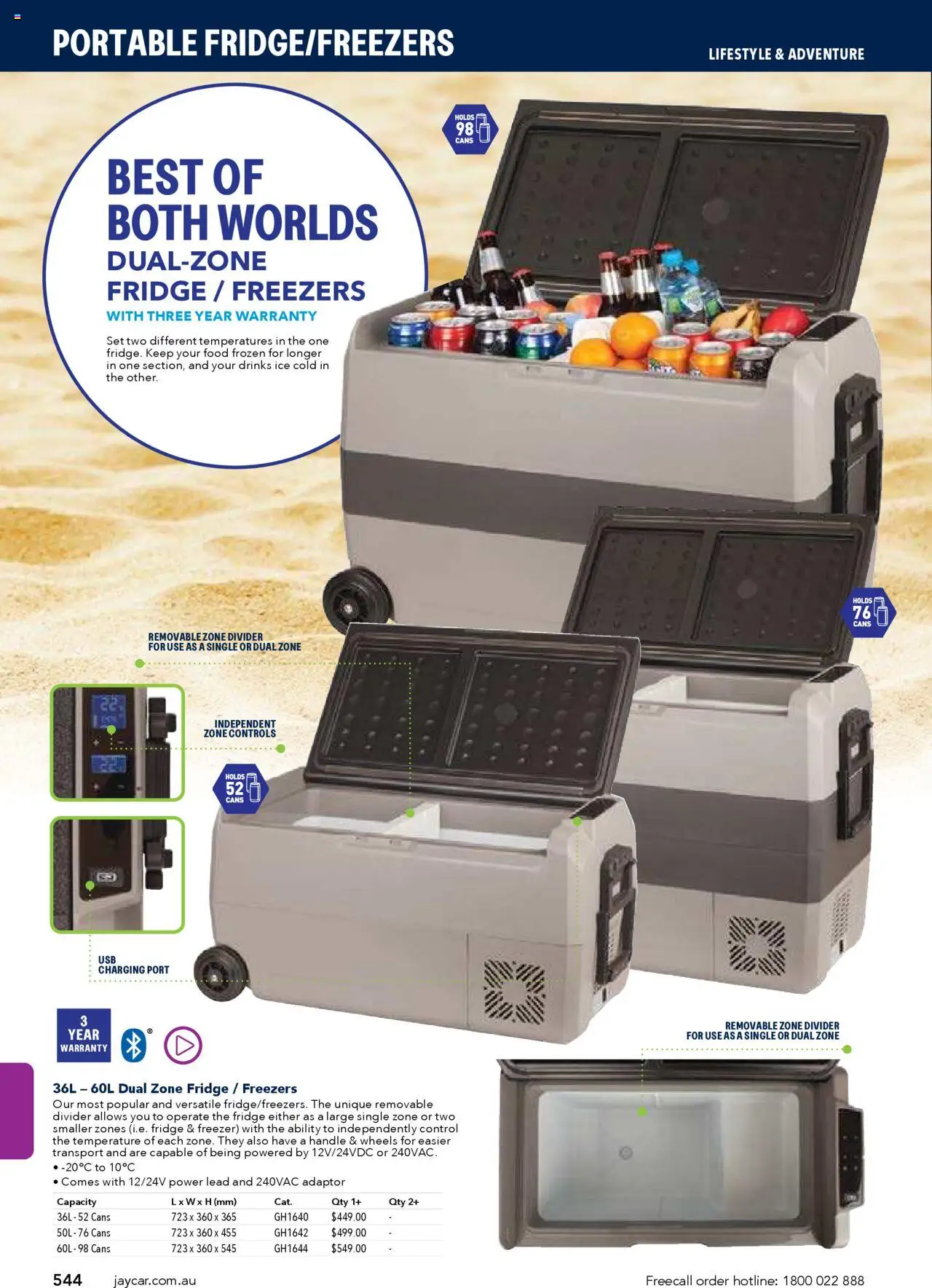 Jaycar catalogue - valid from 09.07.2025 | Page: 544 | Products: Adaptor, Portable, Fridge, Freezer