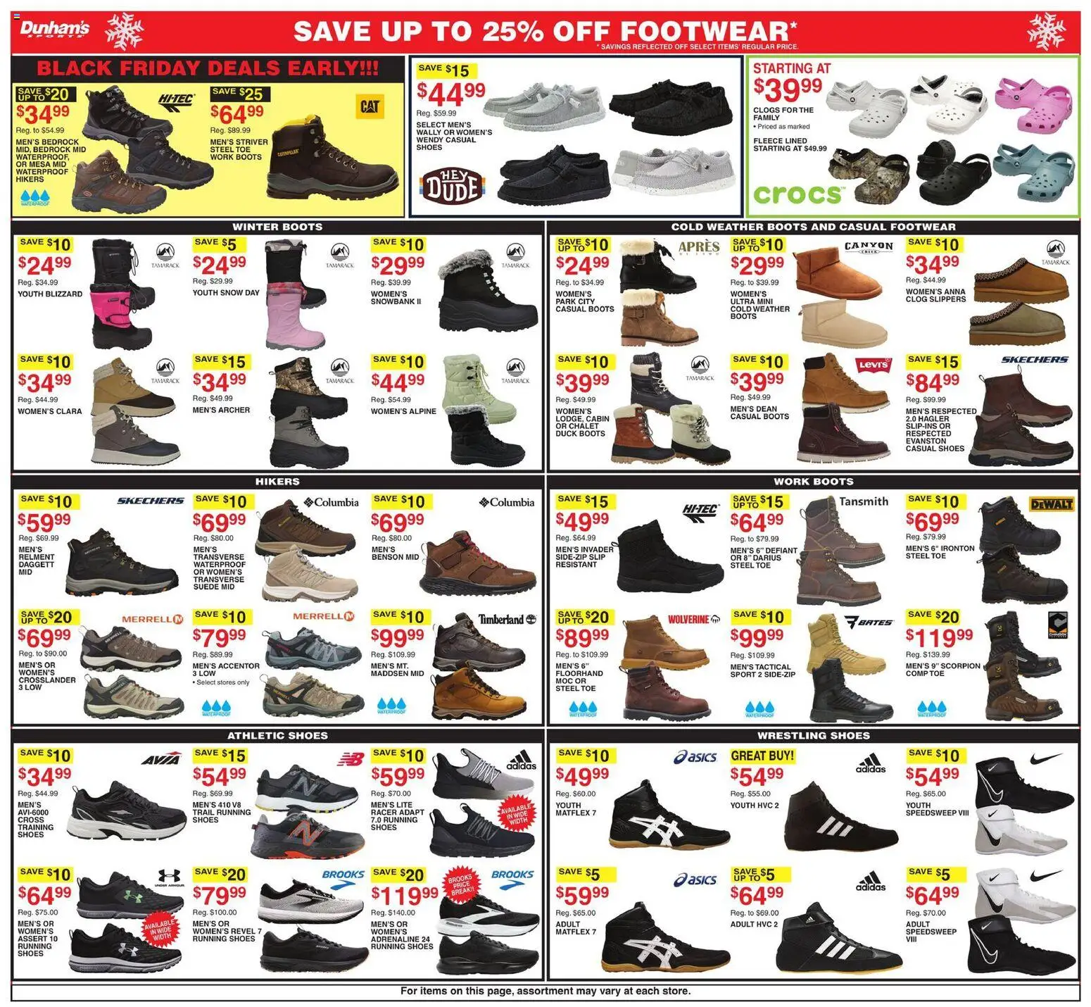 Dunham's Sports Black Friday - valid from 15.11.2025 | Page: 11 | Products: Boots, Slippers