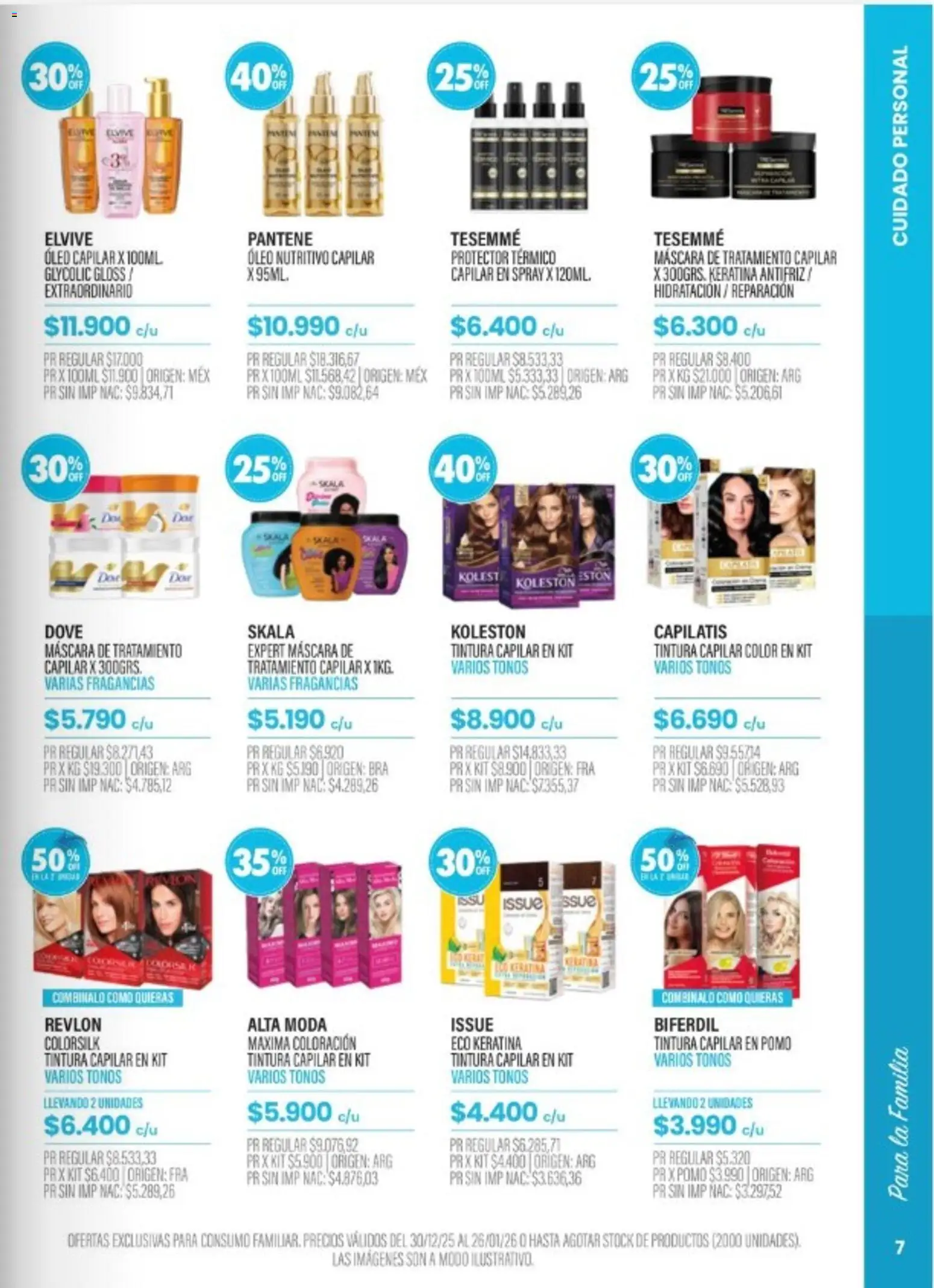 Pigmento catálogo │ válido desde el 30.12.2025 | Página: 7 | Productos: Máscara, Tintura