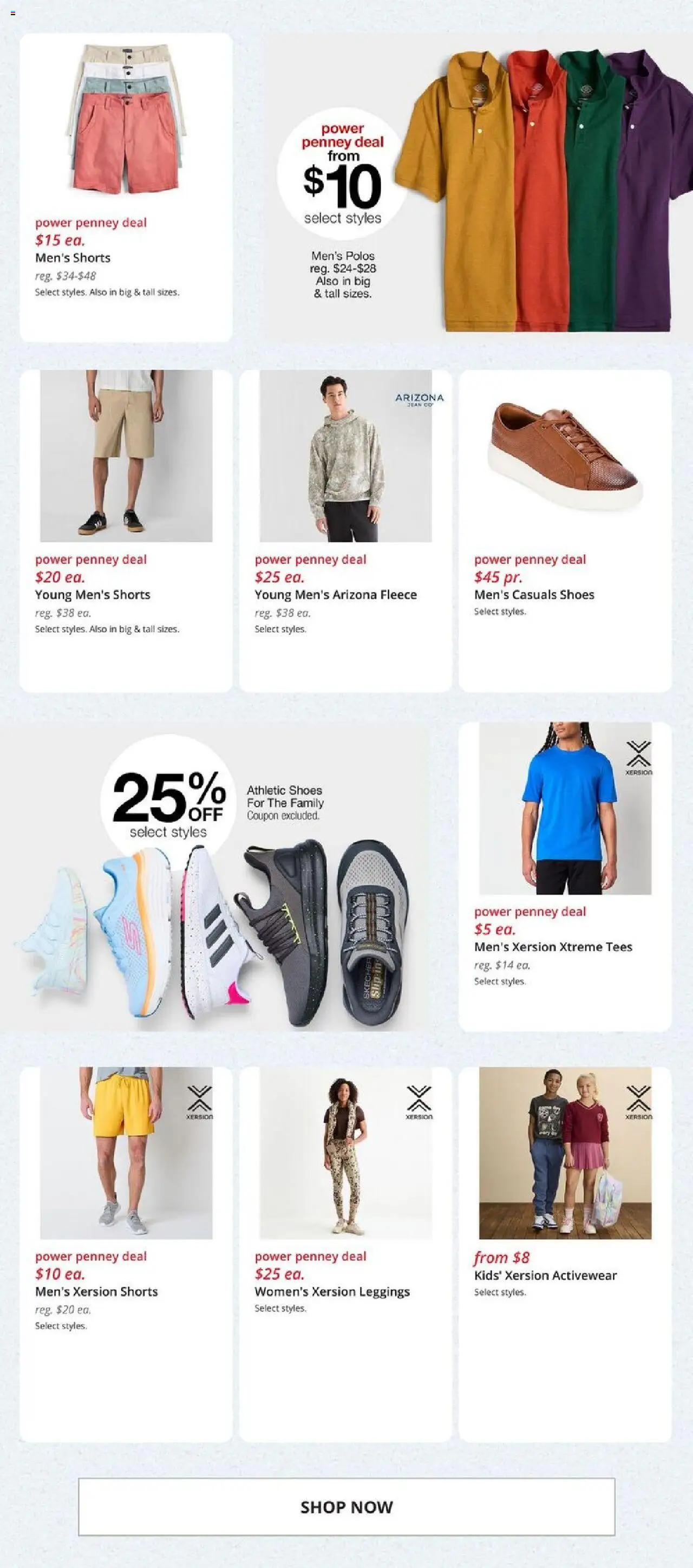 JCPenney Weekly Ad - valid from 14.08.2025 | Page: 5 | Products: Shorts, Leggings