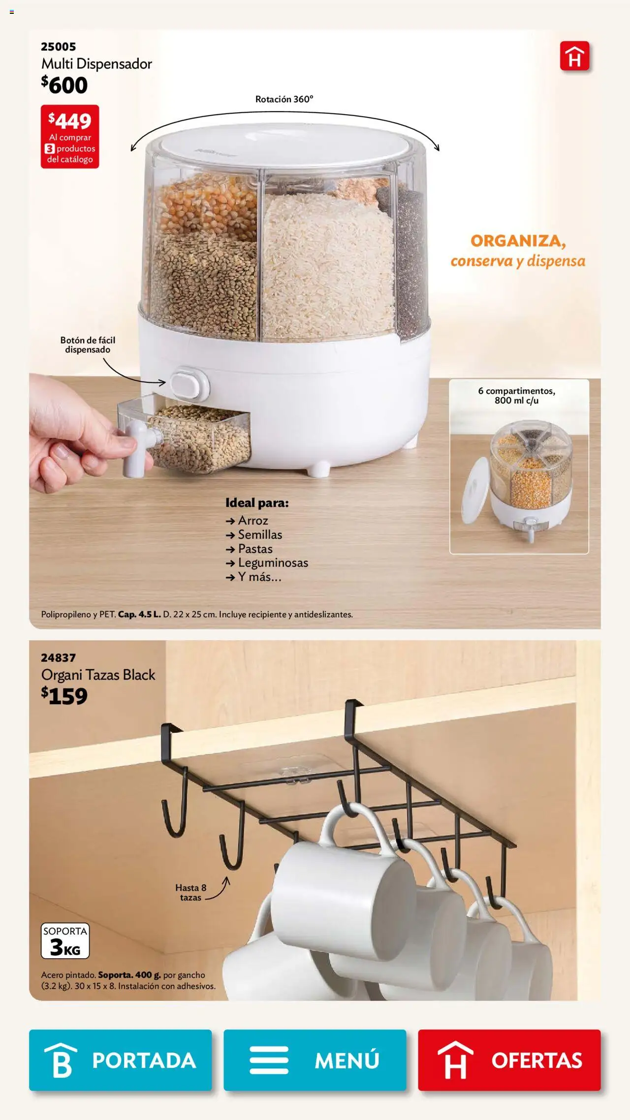 Nuevas ofertas de Betterware válidas en toda la República Mexicana desde el 29.09.2025. ¡Encuentra las mejores ofertas en Betterware - Campaña 10 2025! | Página: 58 | Productos: Semillas, Arroz
