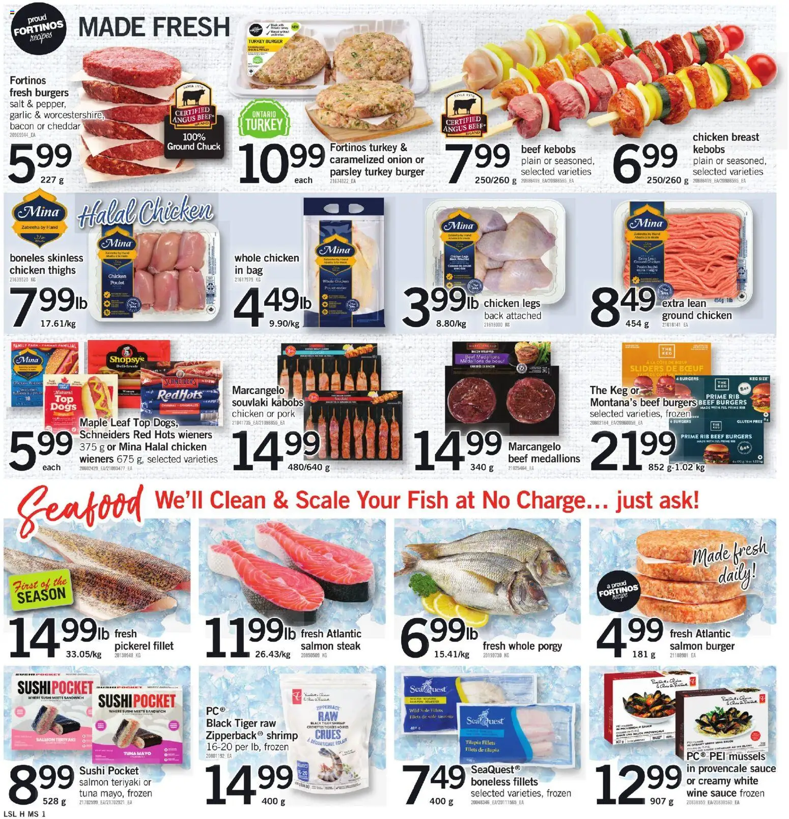 Loblaws flyer valid from 09.04.2026 | Page: 4 | Products: Beef, Bag, Chicken, Pork