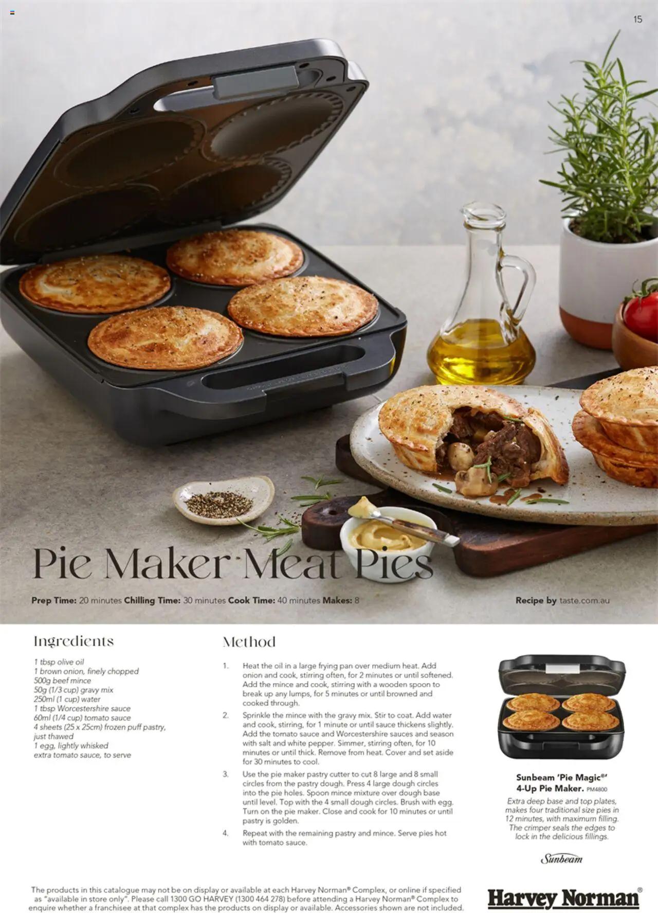 Harvey Norman catalogue - valid from 01.07.2025 | Page: 15 | Products: Oil, Pastry, Water, Salt